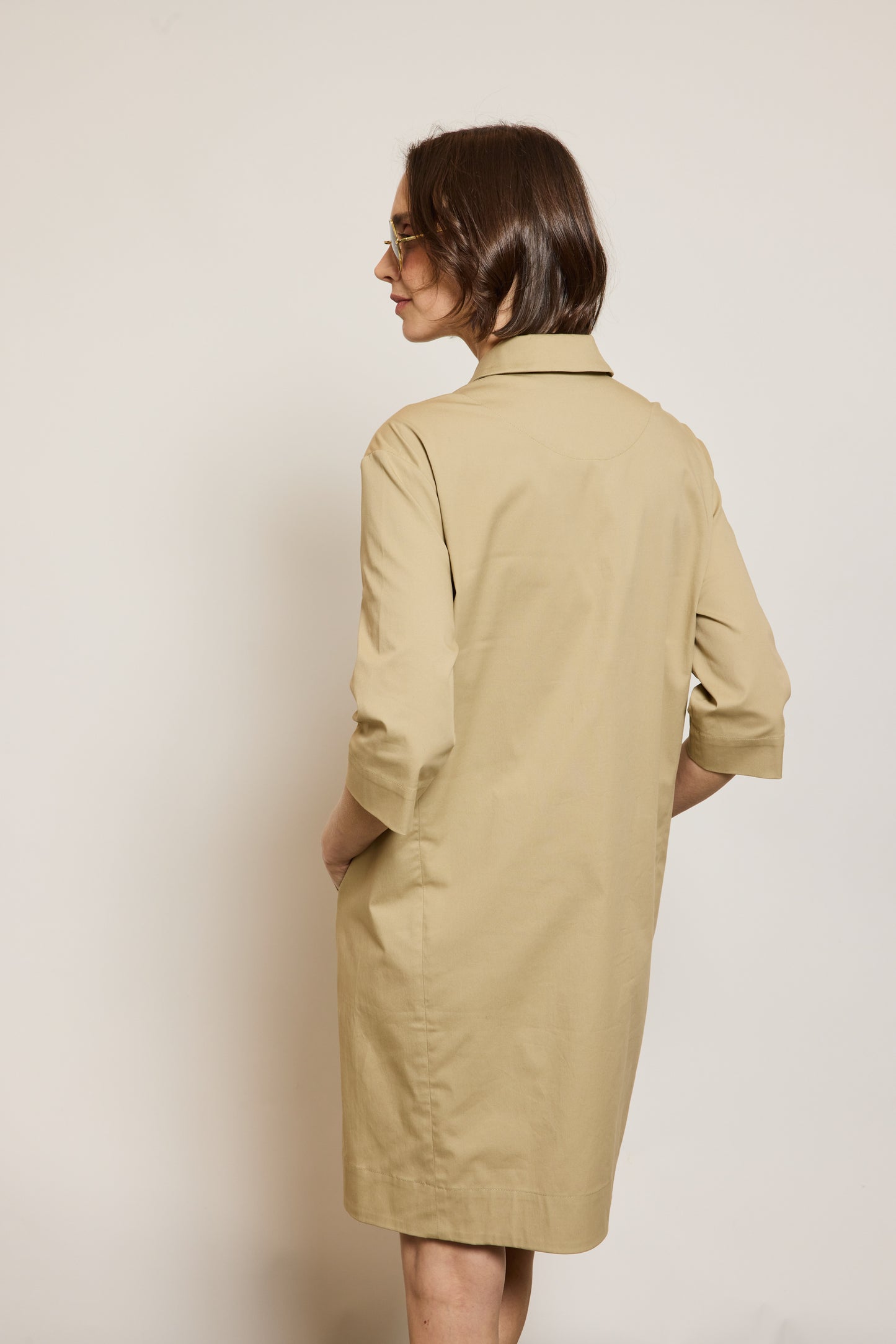 ROBE ZIPPÉE BEIGE
