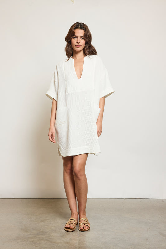 TUNIQUE TROUSSEAU BLANCHE