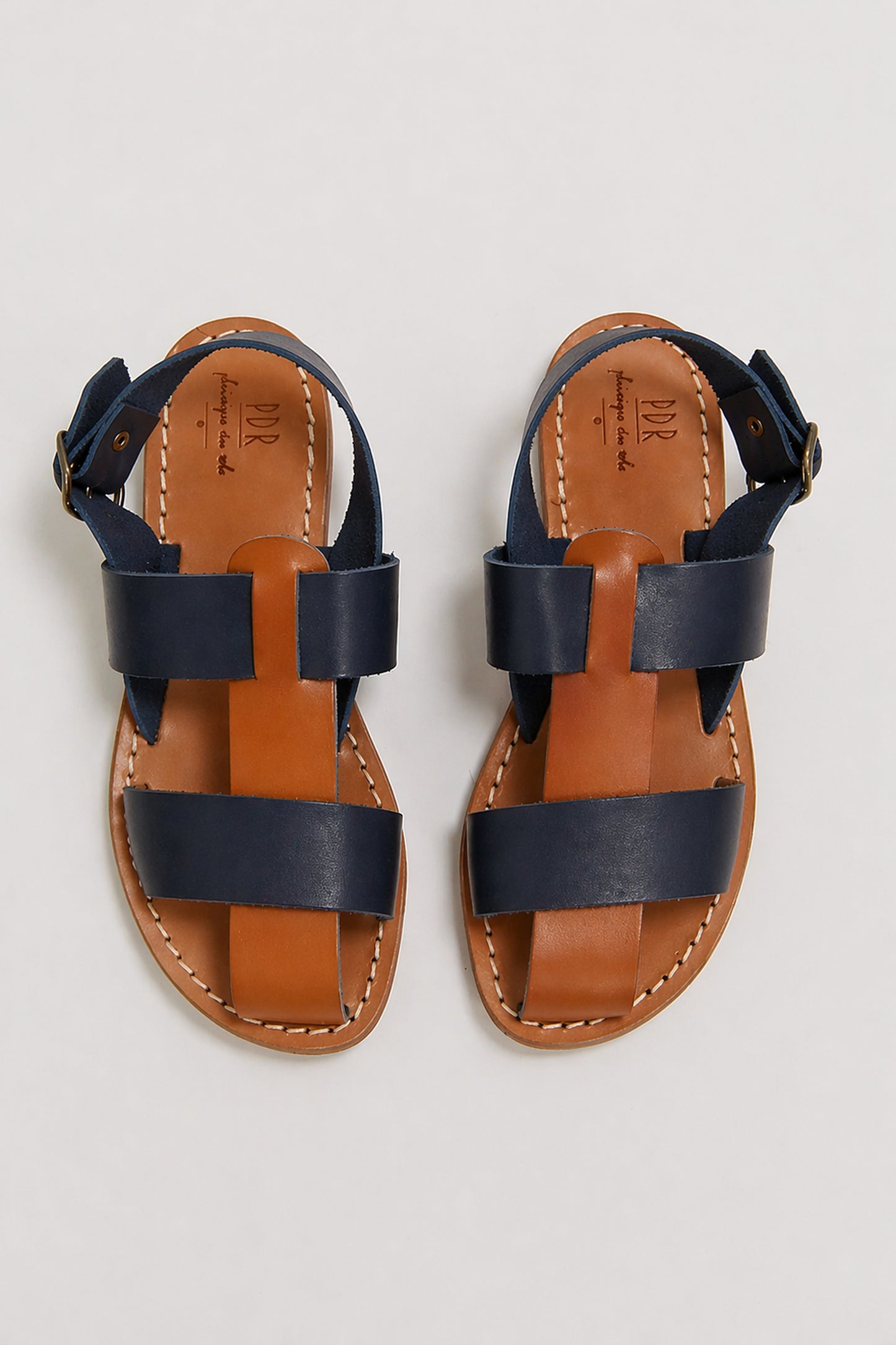 TWO-COLOURED FLIP-FLOPS NAVY