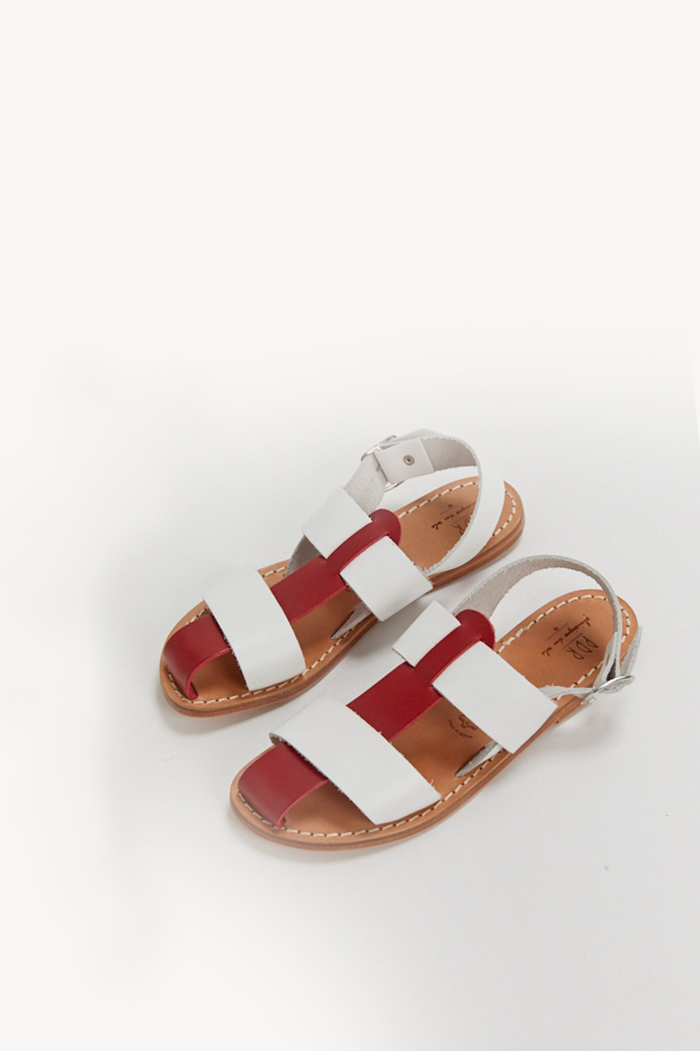 TWO-COLOURED FLIP-FLOPS RED