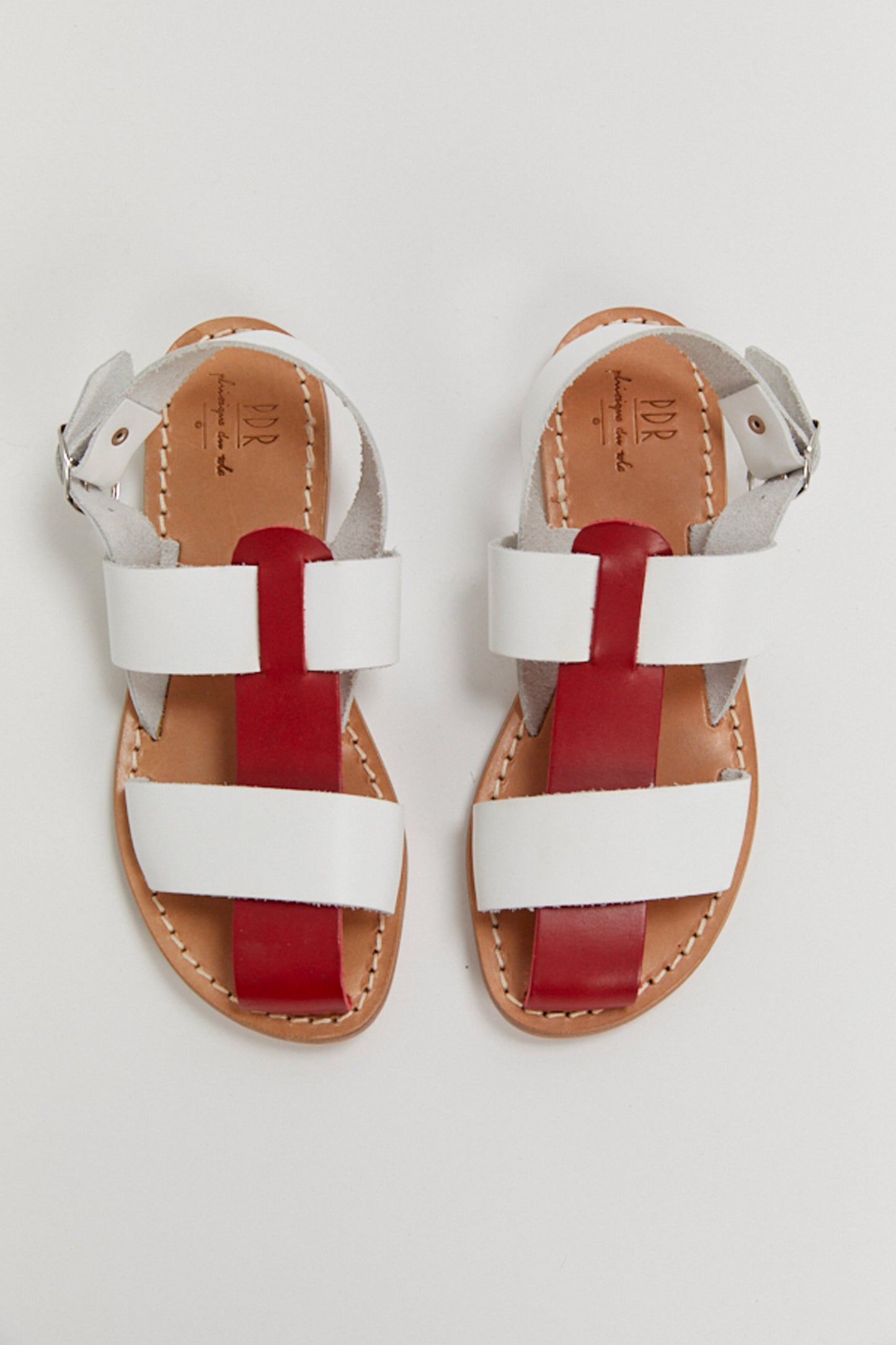 TWO-COLOURED FLIP-FLOPS RED