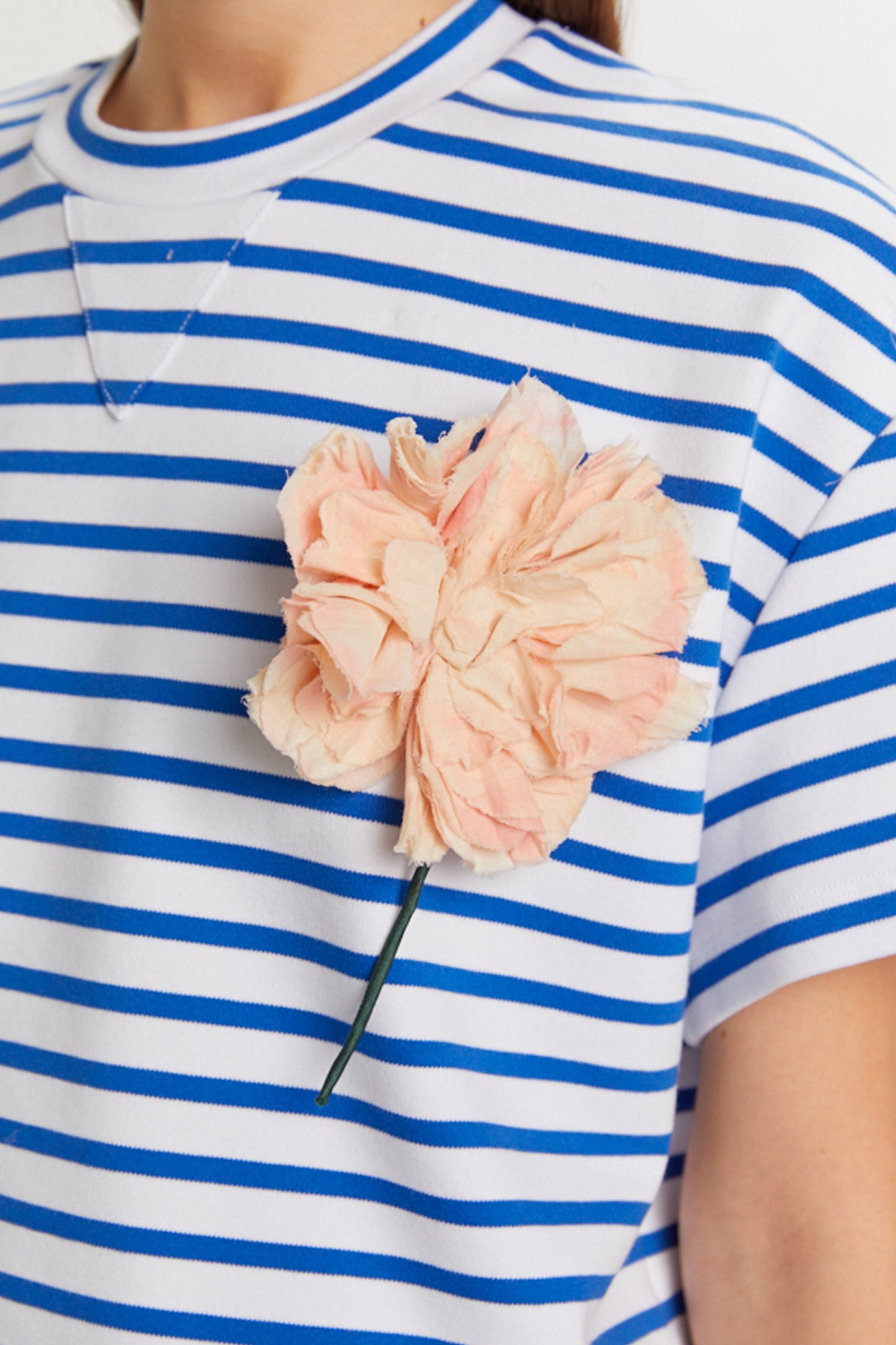 STRIPED SWEATER WHITE