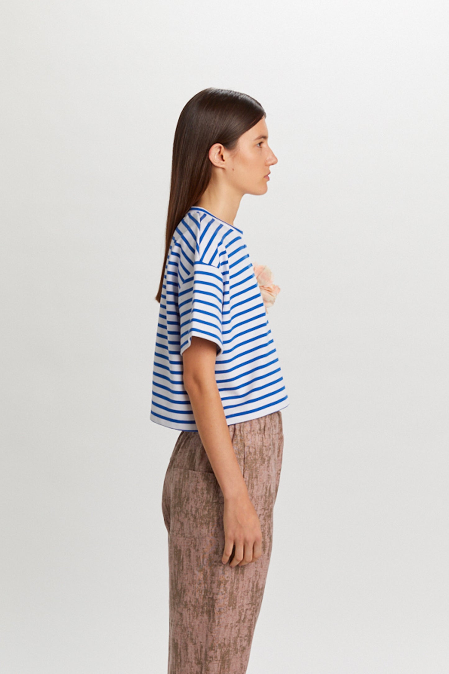 STRIPED SWEATER WHITE