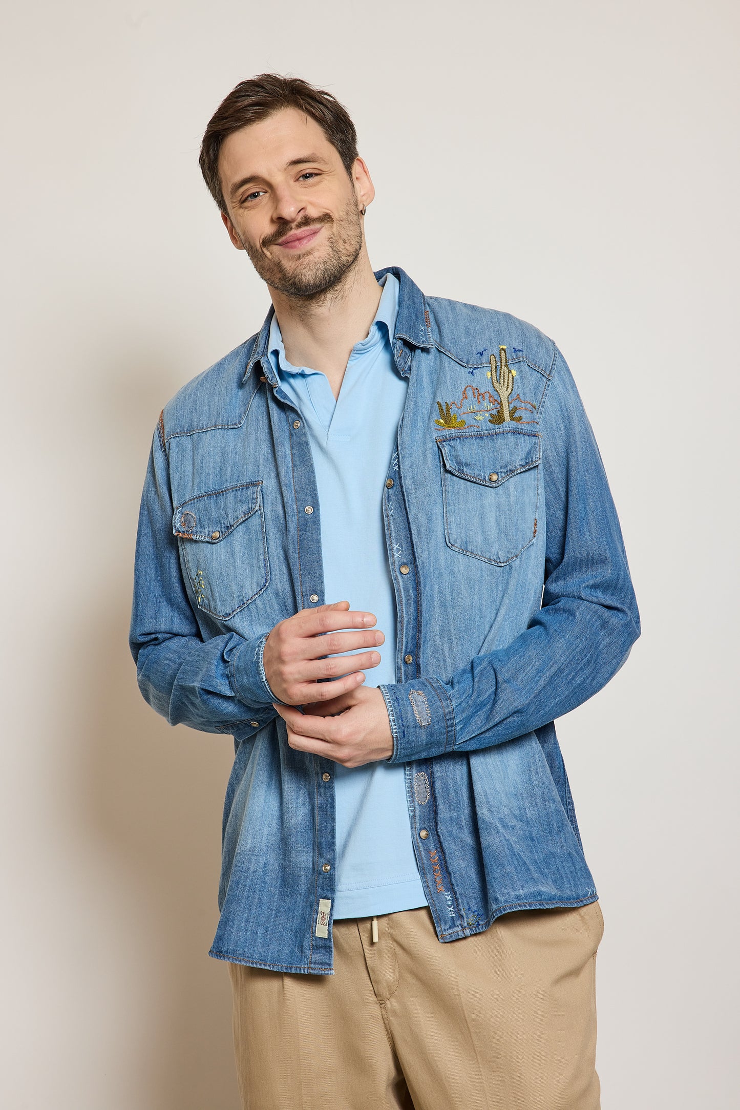 CHEMISE CACTUS DENIM