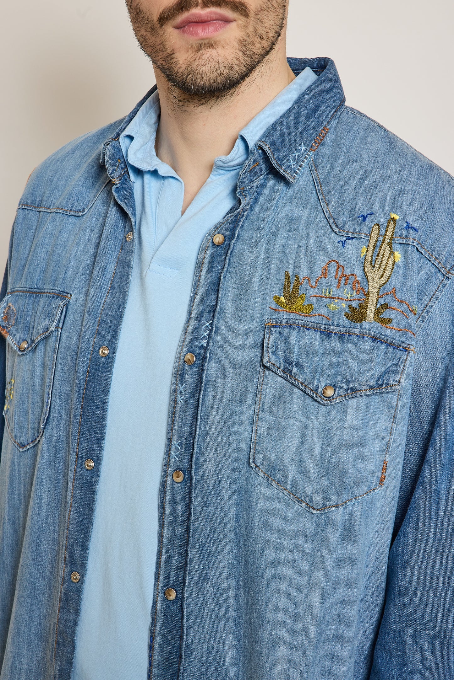 CHEMISE CACTUS DENIM