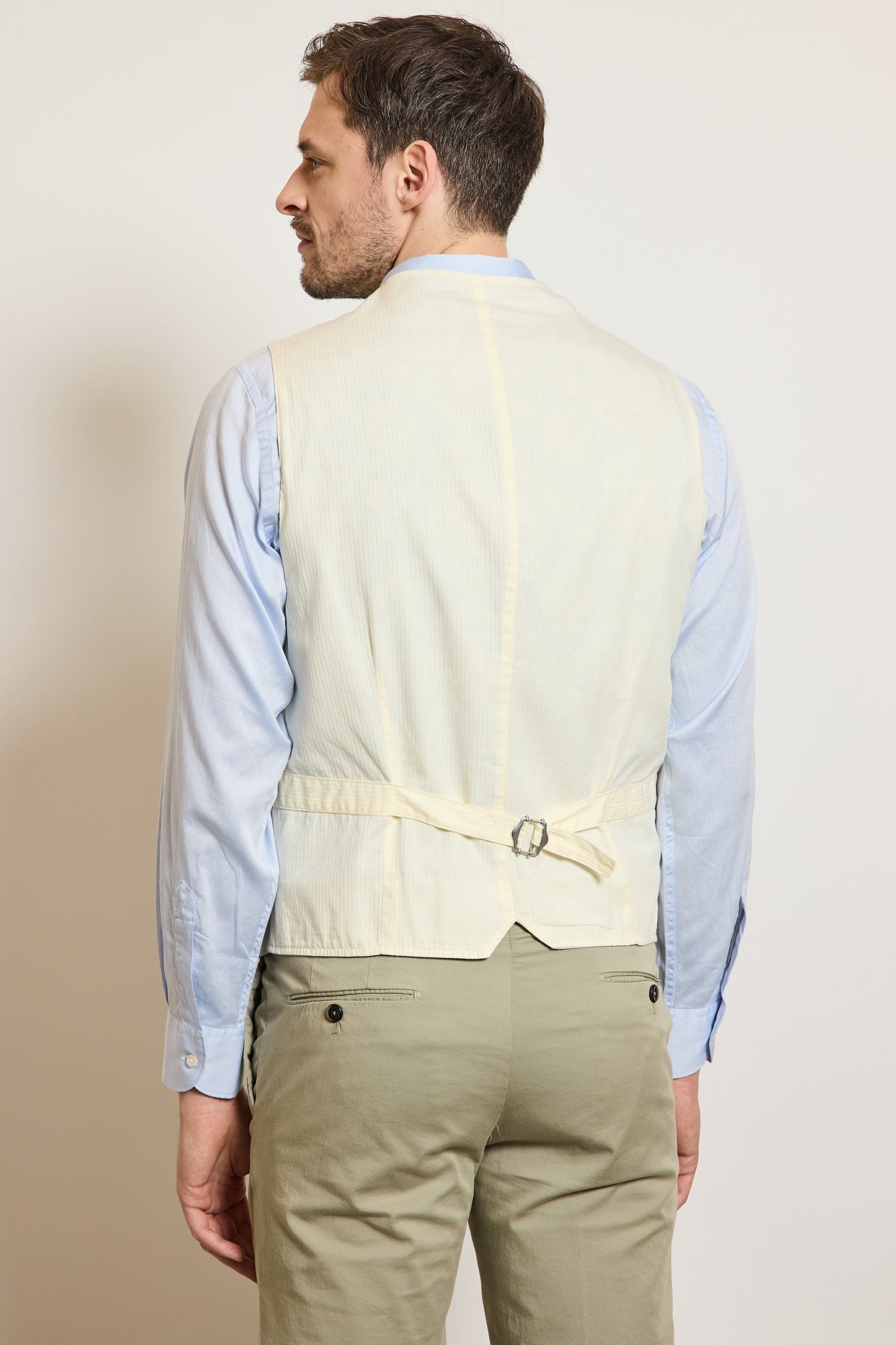GILET SEERSUCKER PISTACHE