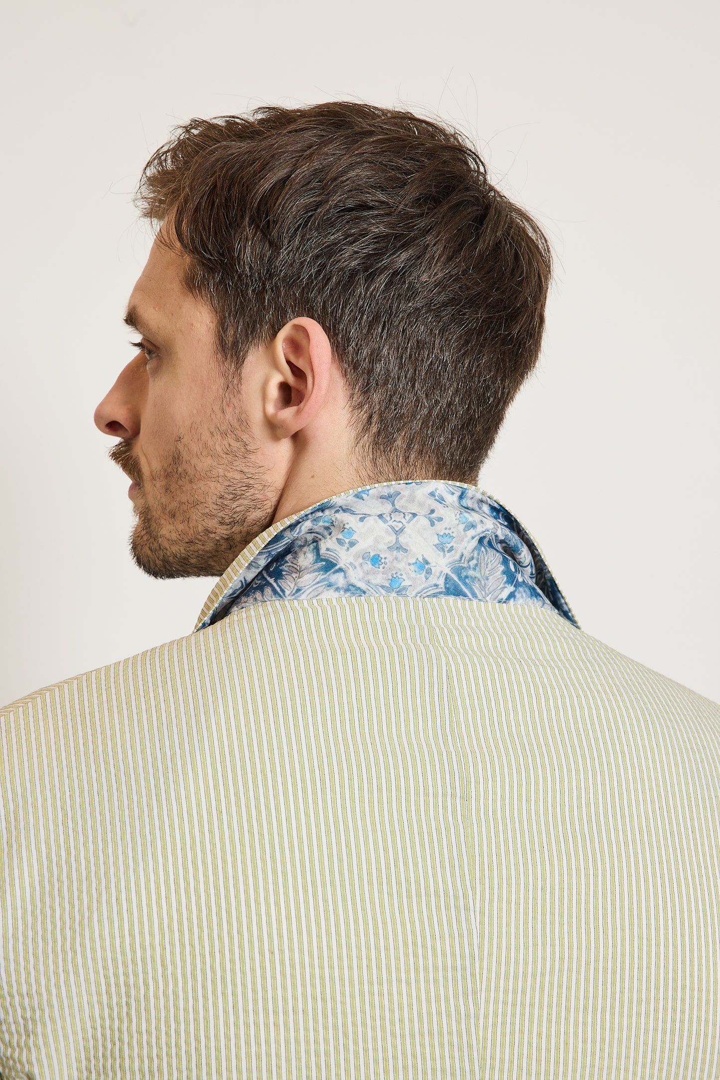 VESTE SEERSUCKER PISTACHE