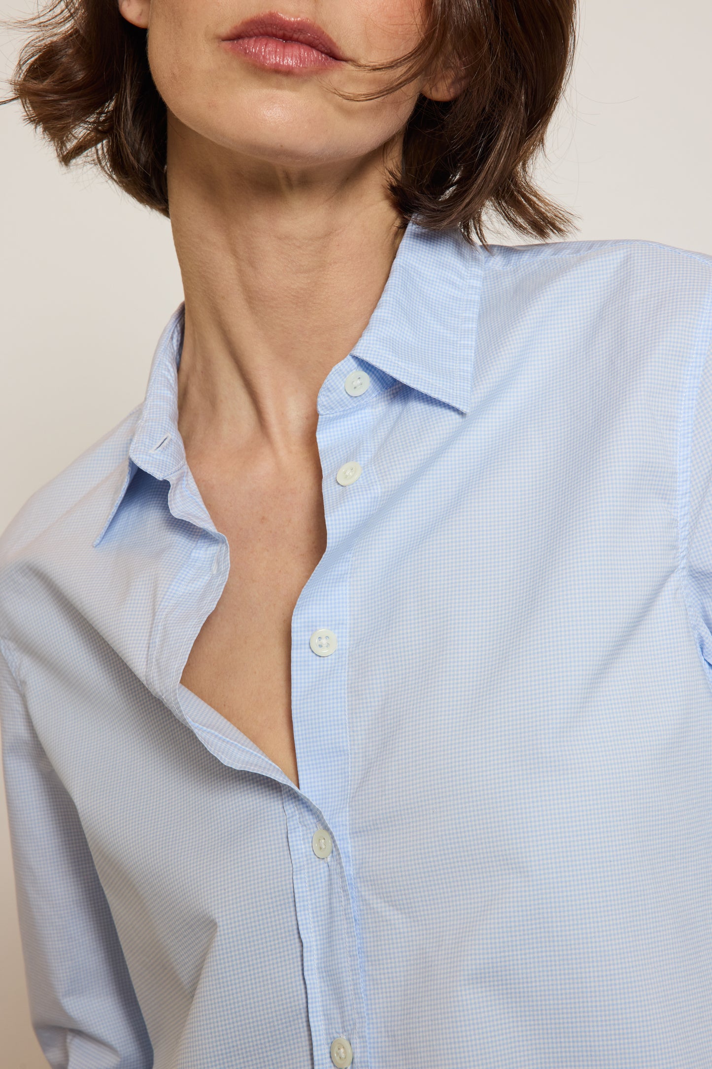 CHEMISE IBIZA VICHY CIEL