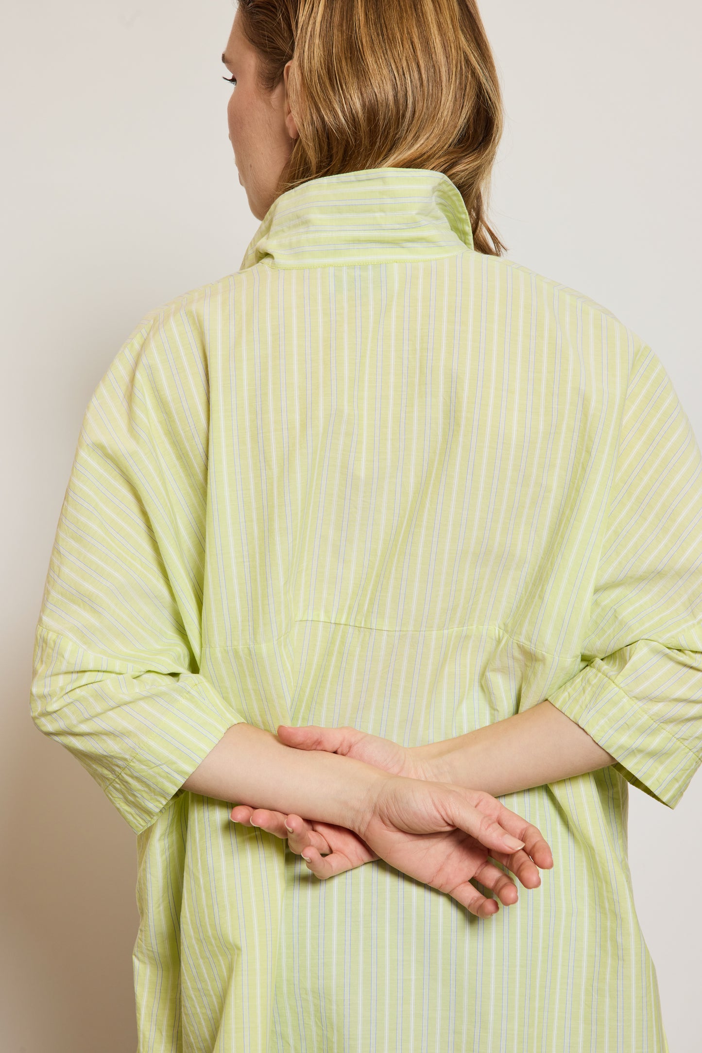 PALMA SHIRT GREEN STRIPES