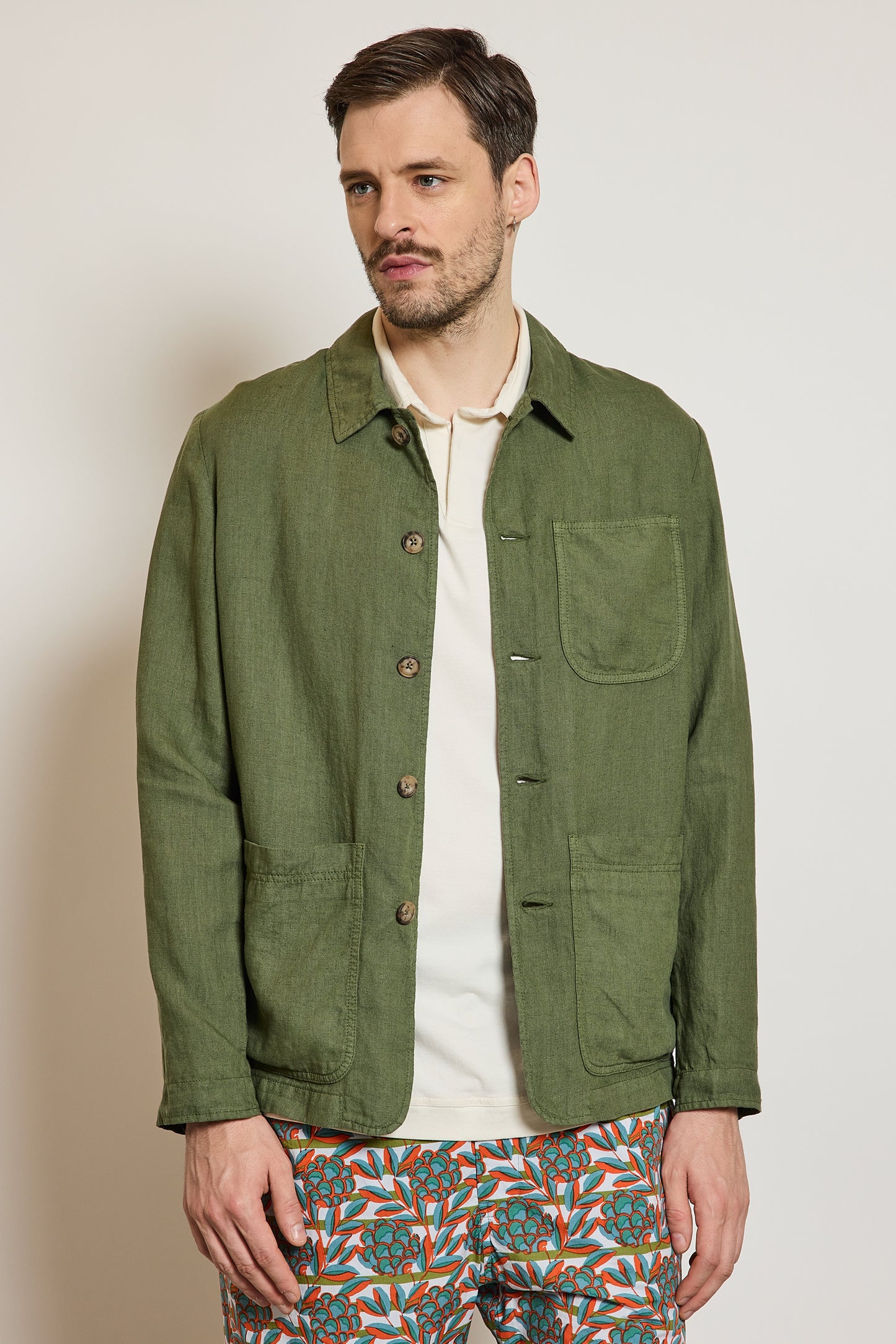 WORKJACKET LIN OLIVE