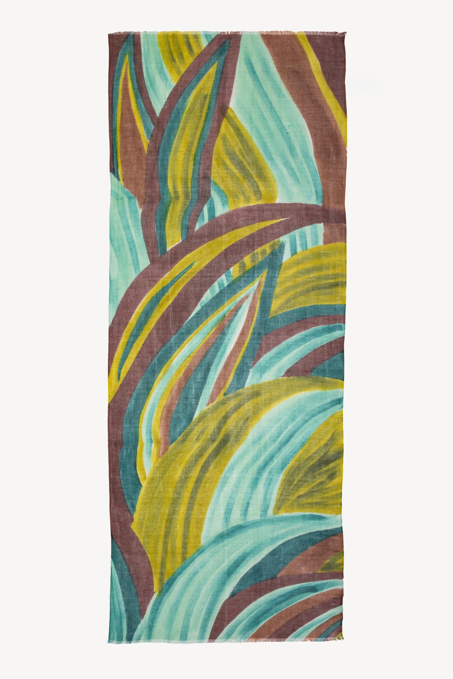 LINEN & MODAL SCARF GREEN