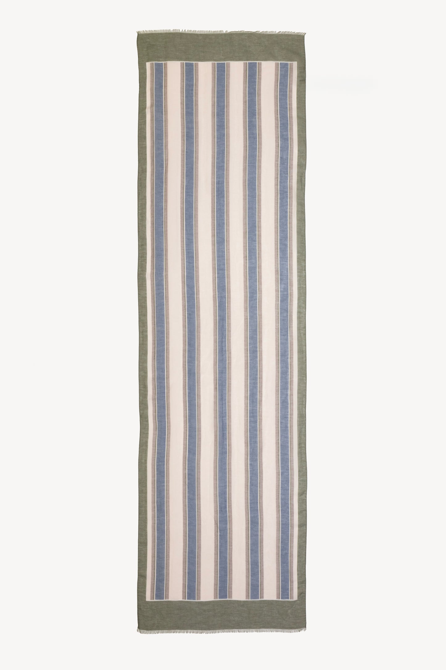 LINEN & MODAL SCARF GREEN