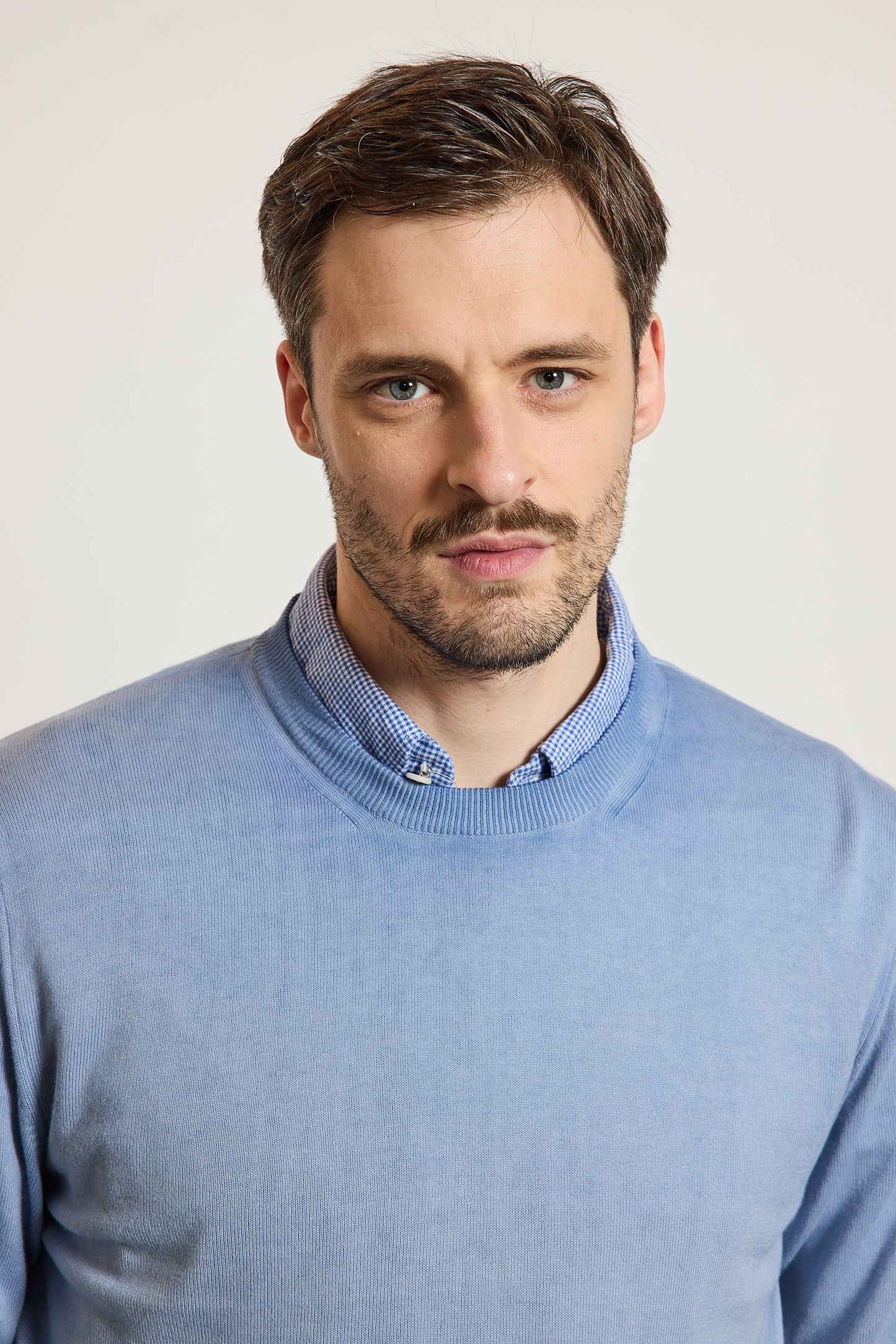 COTTON SWEATER BLUE
