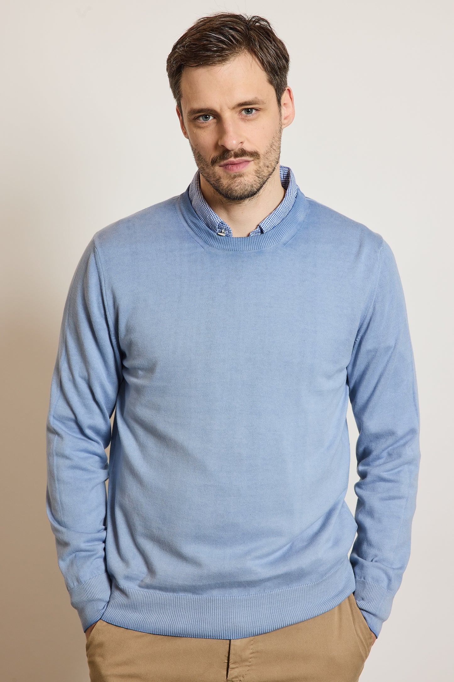 COTTON SWEATER BLUE