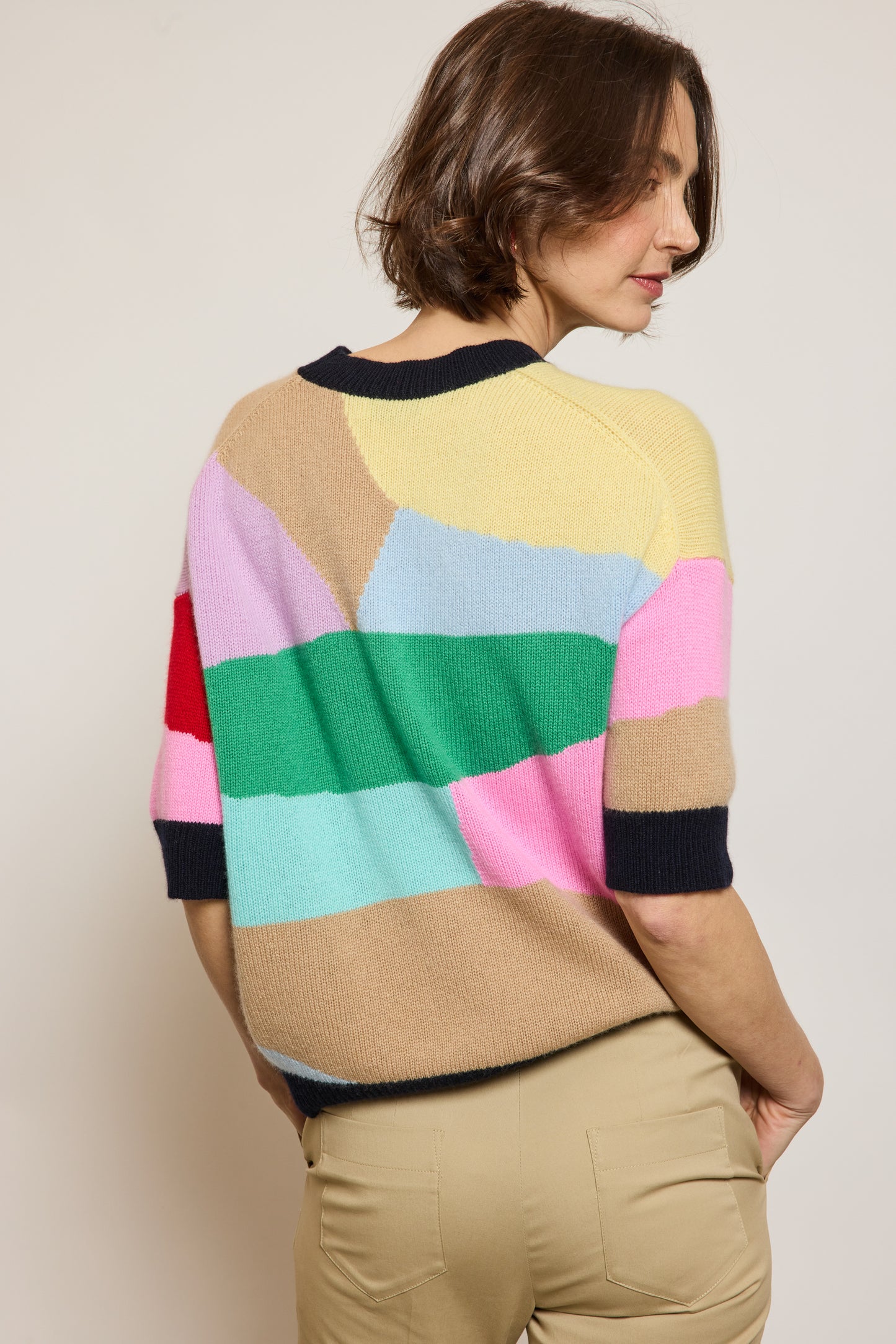 PULL INTERSIA MULTICOLORE