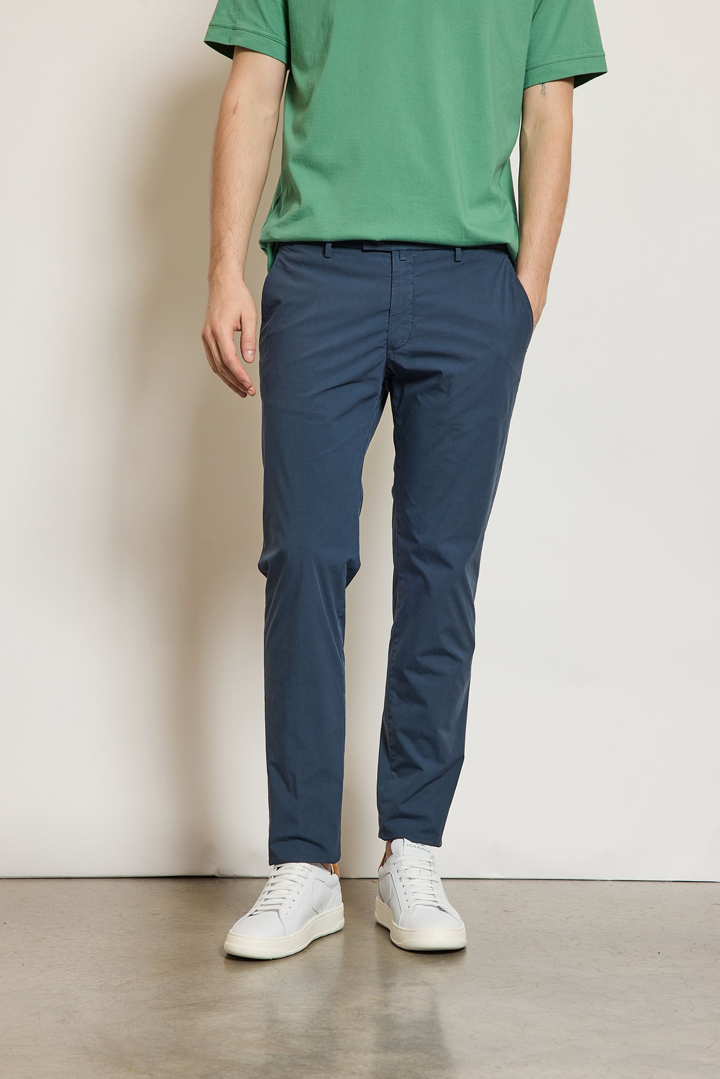 PARACHUTE POPLIN TROUSERS INDIGO