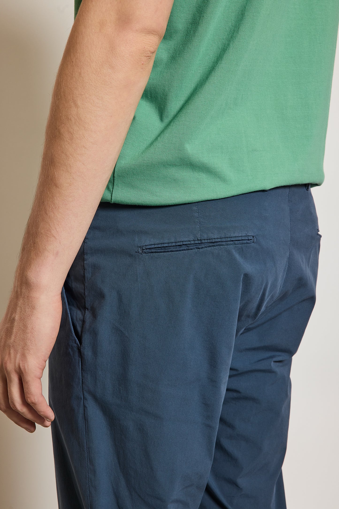 PARACHUTE POPLIN TROUSERS INDIGO