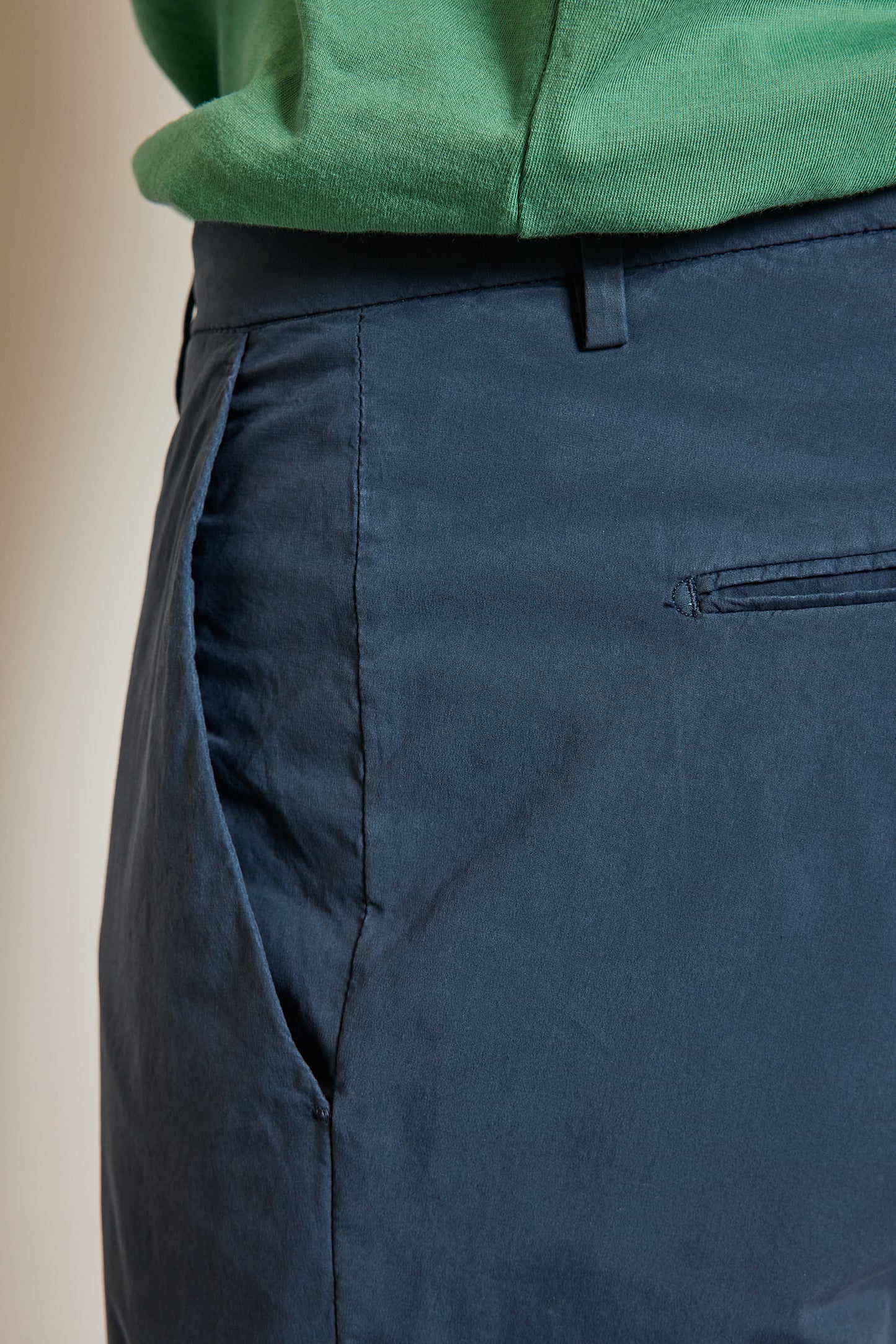 PARACHUTE POPLIN TROUSERS INDIGO