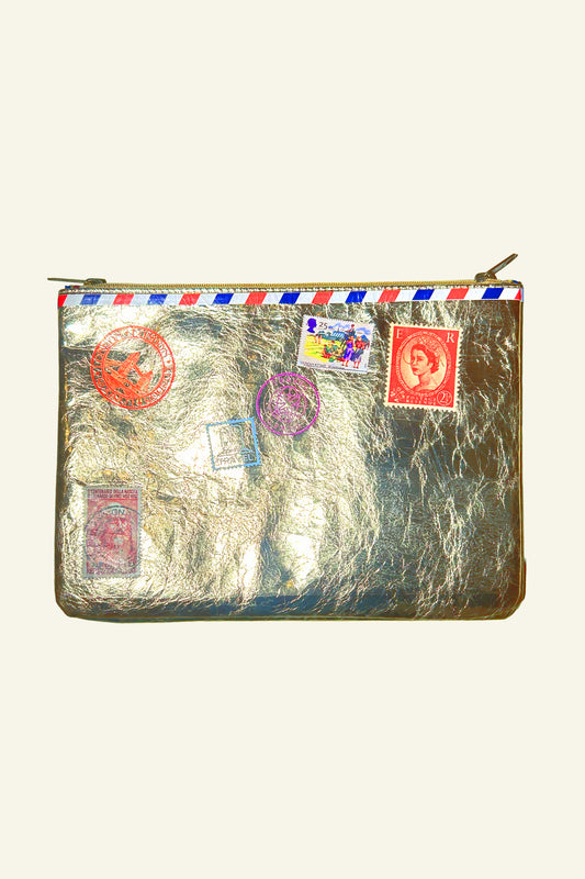 POCHETTE LAMÉ OR