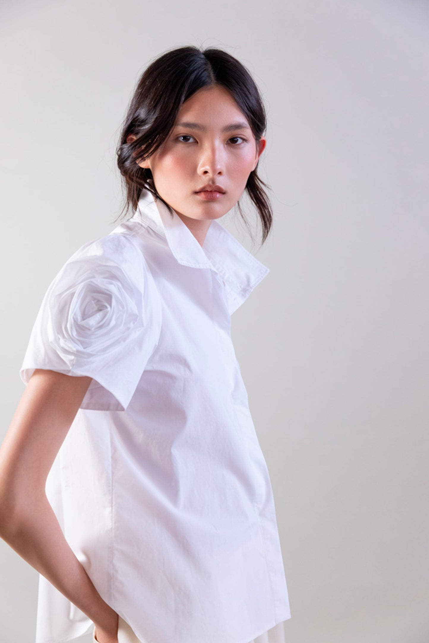 FLOWERS SHIRT WHITE