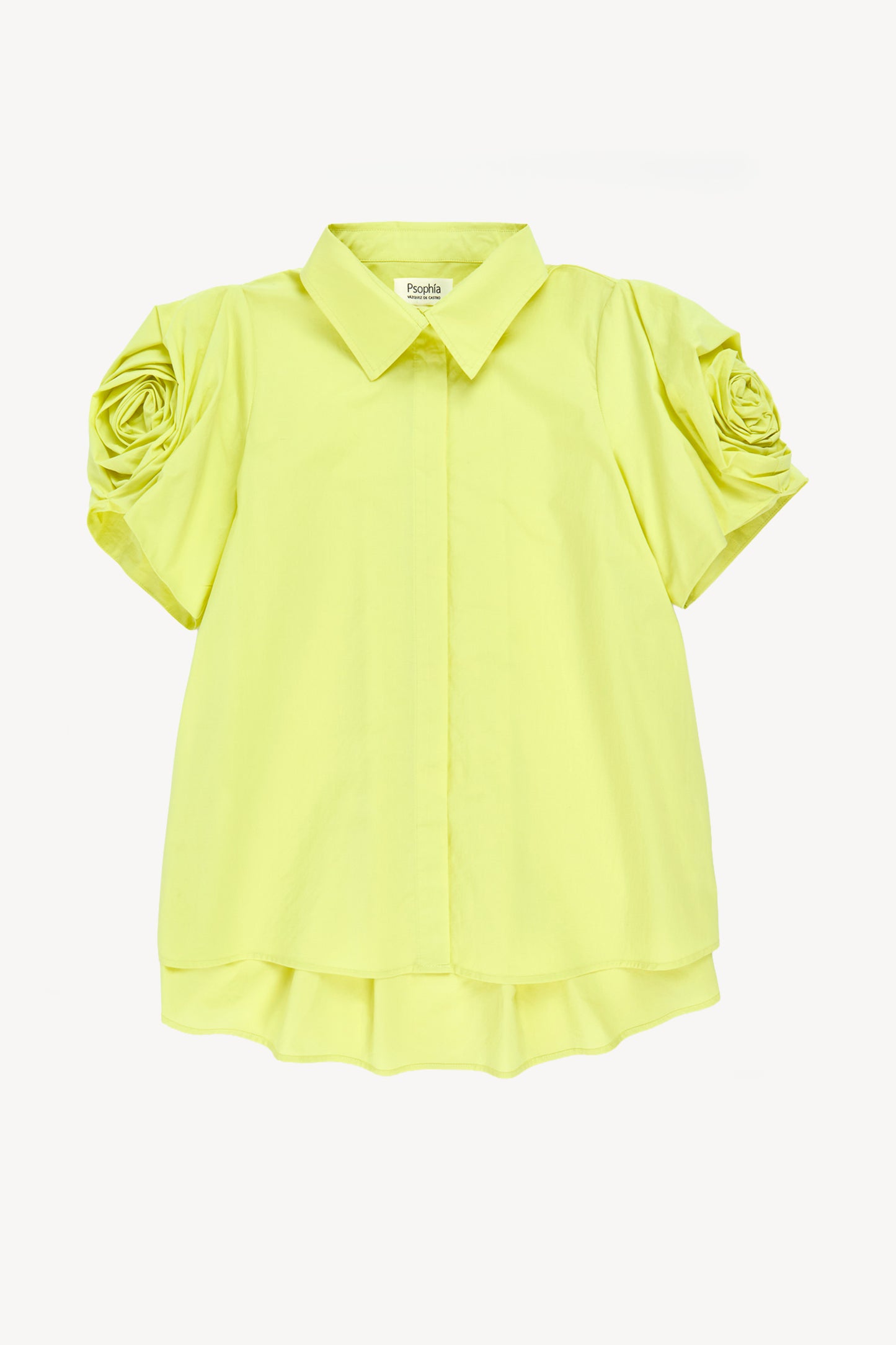 FLOWERS SHIRT LIME