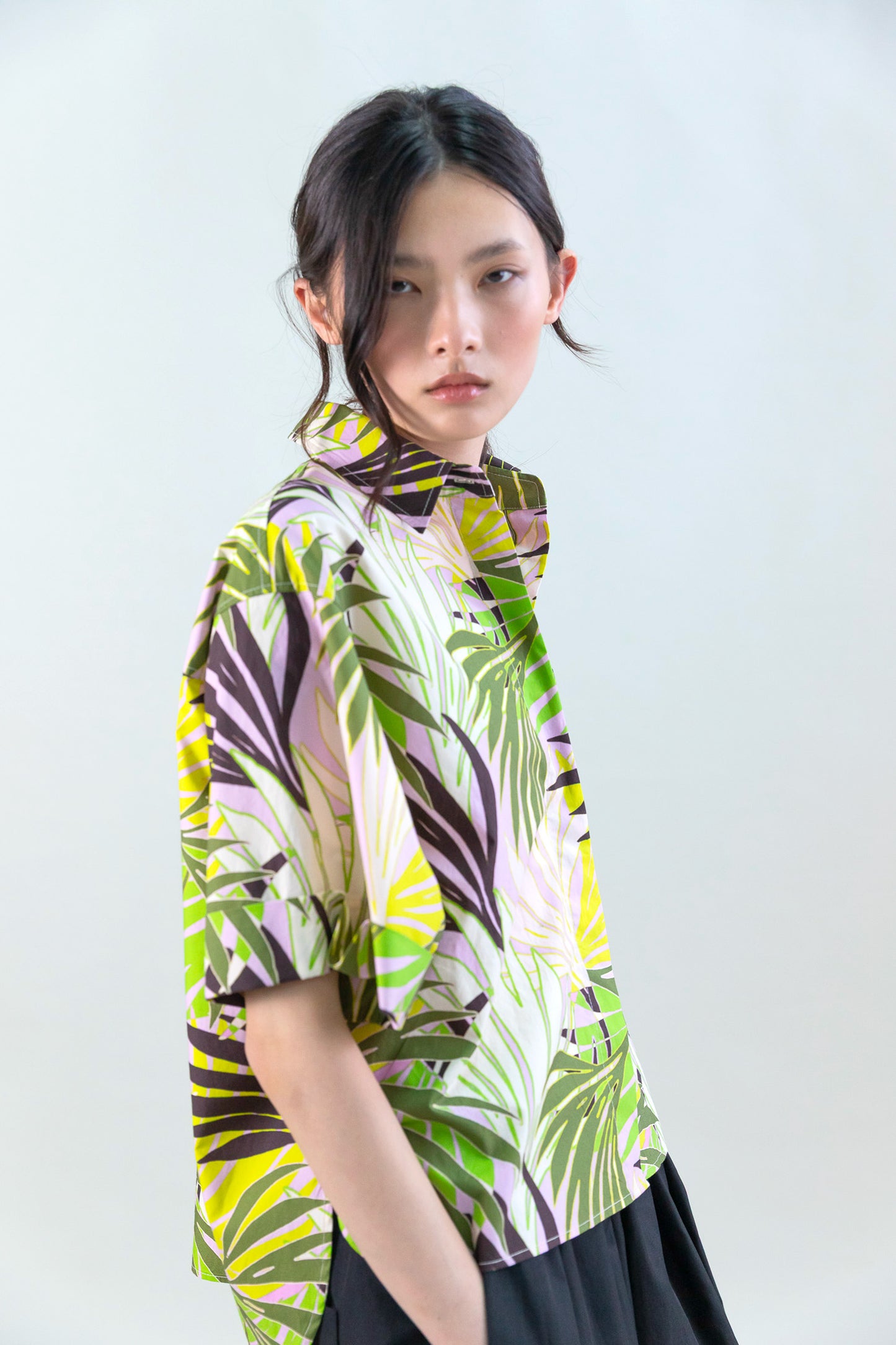 CHEMISE PALMIERS MULTICOLORE