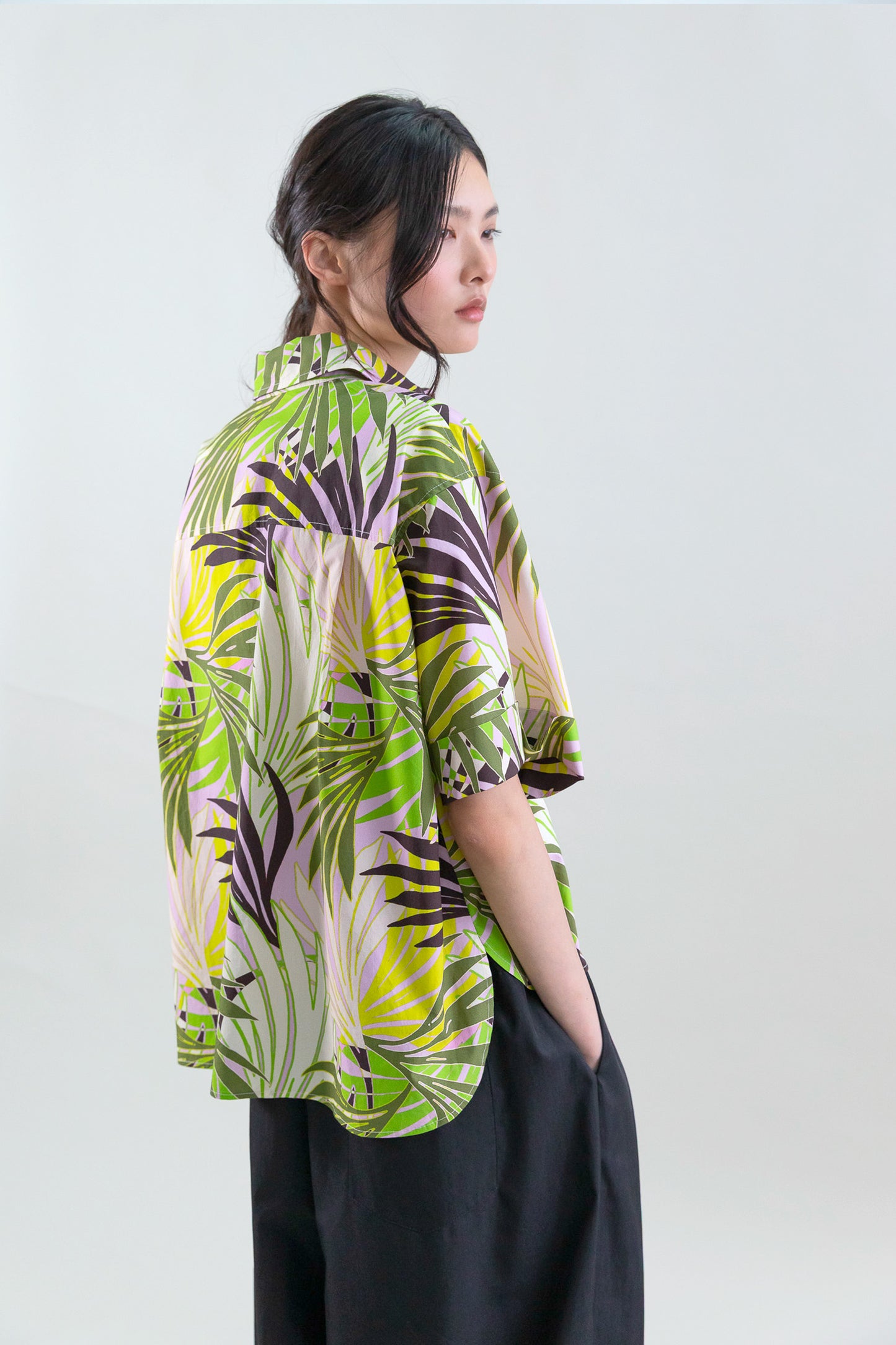 CHEMISE PALMIERS MULTICOLORE