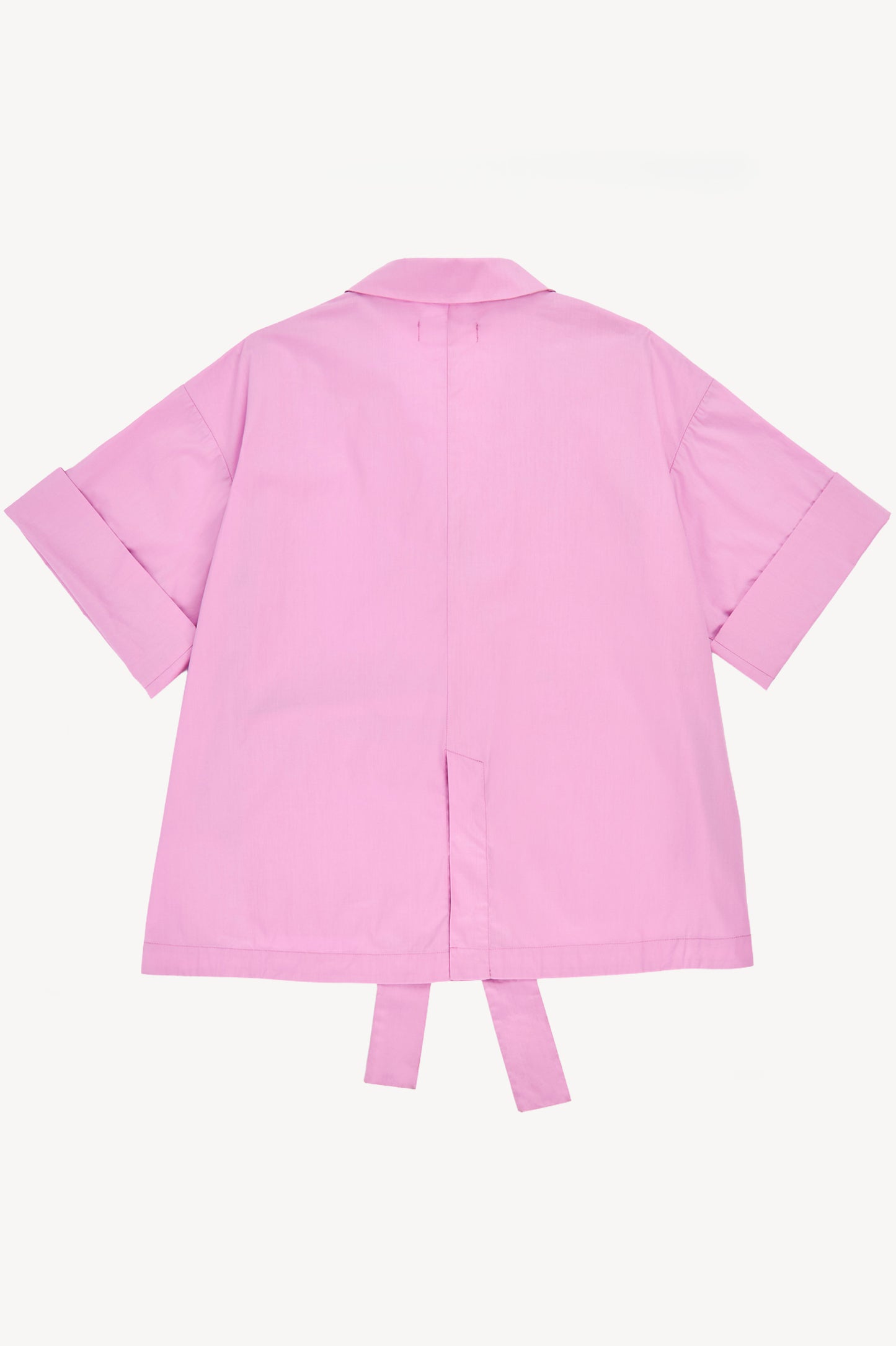 KIMONO EN POPELINE ROSE