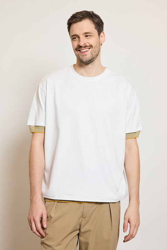 TWO-TONE T-SHIRT YELLOW