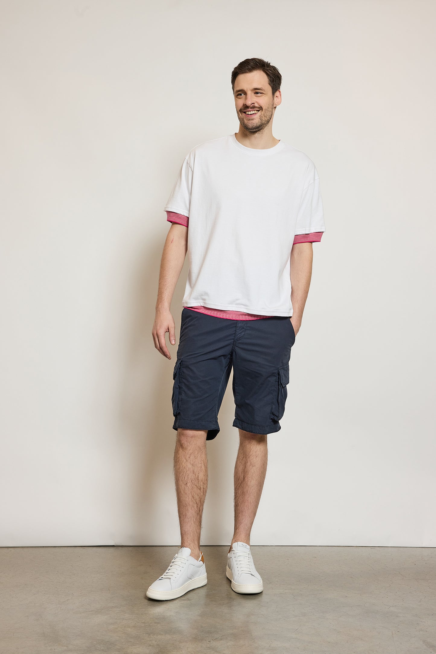 TWO-TONE T-SHIRT PINK