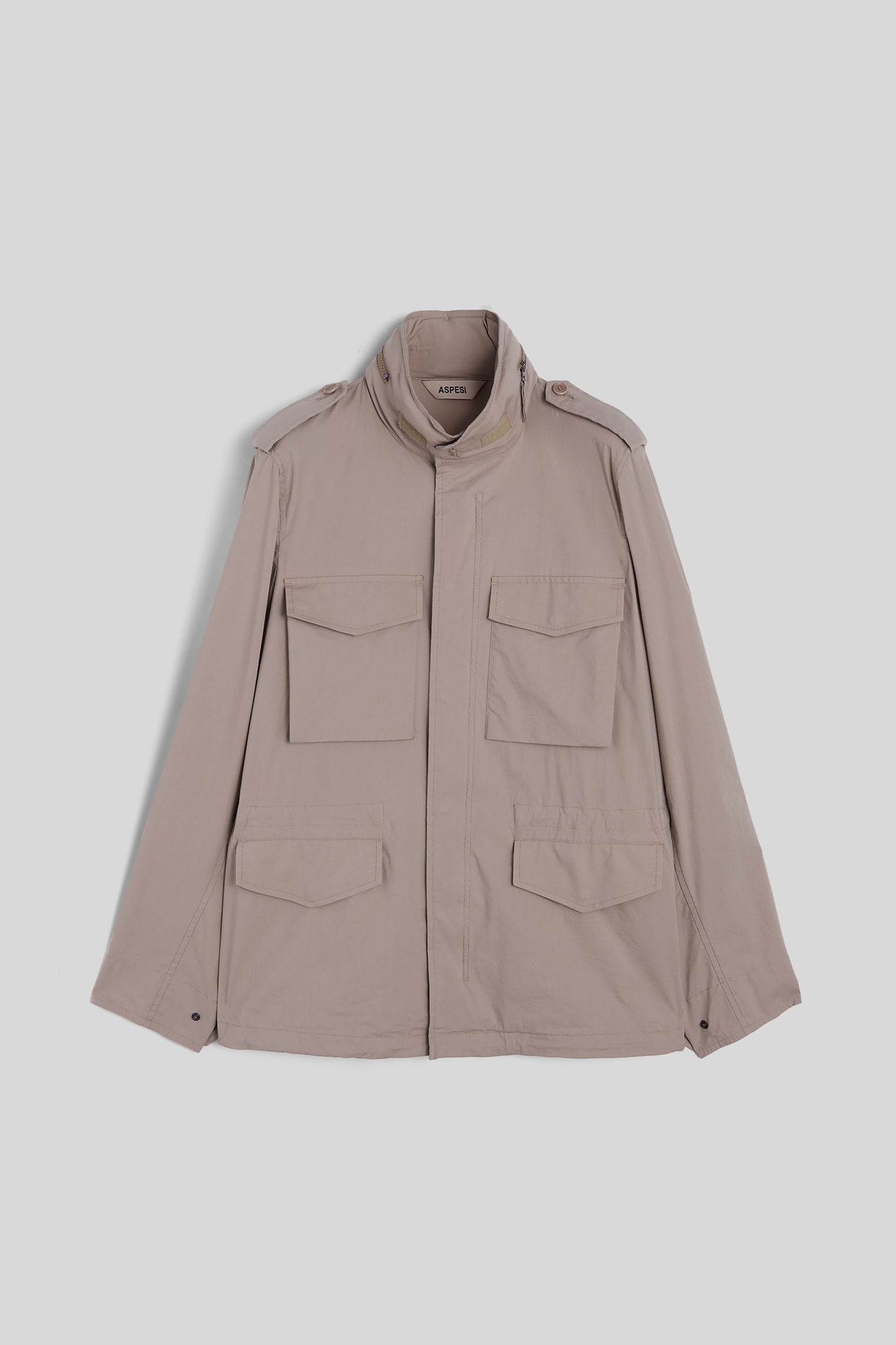 COTTON SAHARIAN DRESS BEIGE