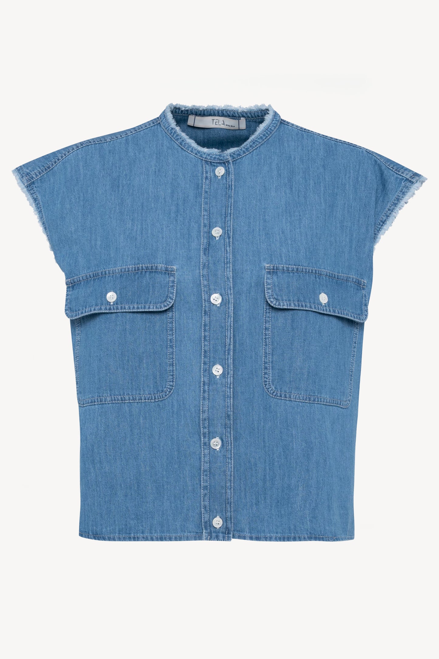 CHEMISE EN JEAN BLEUE