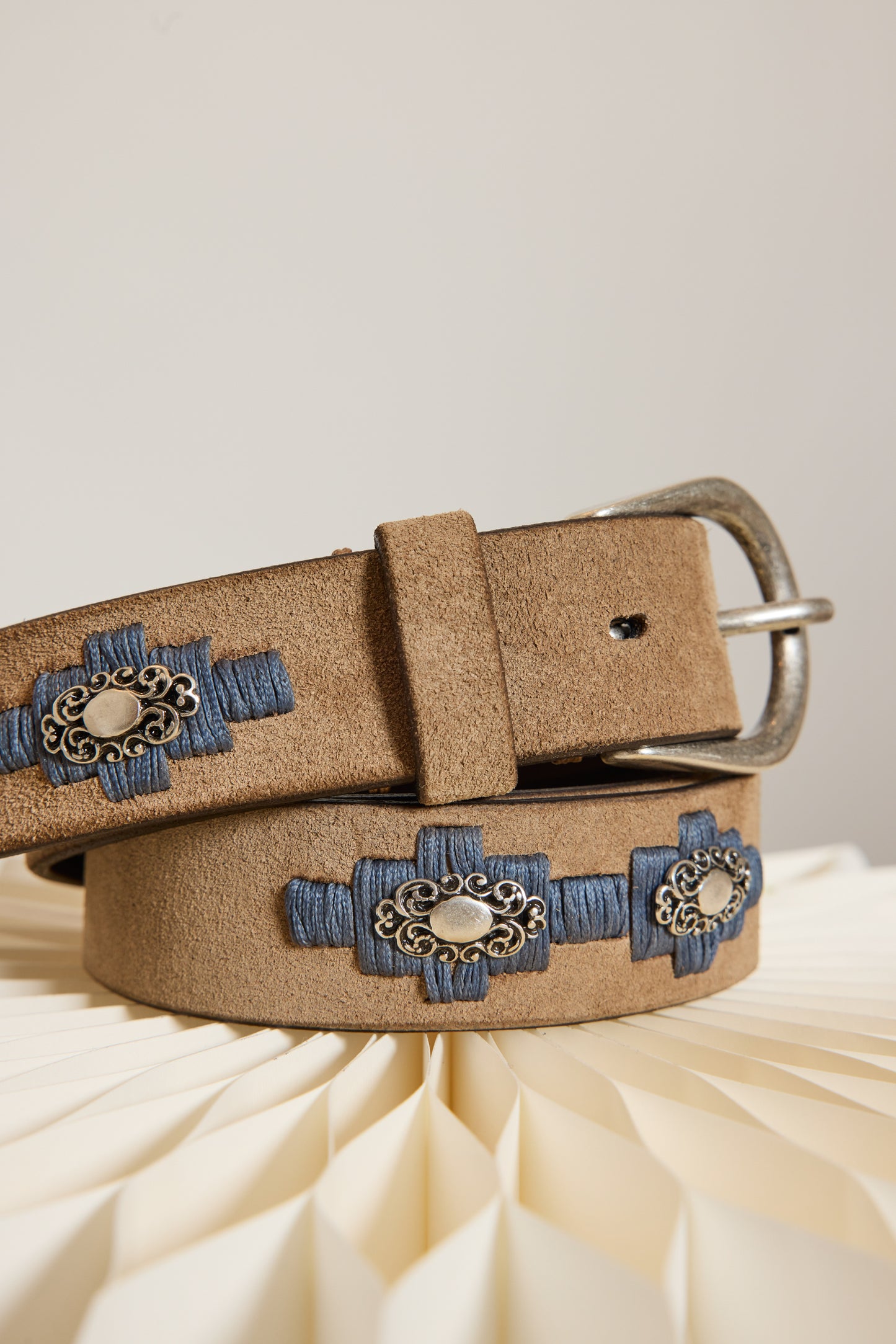 CEINTURE PIXELS BEIGE