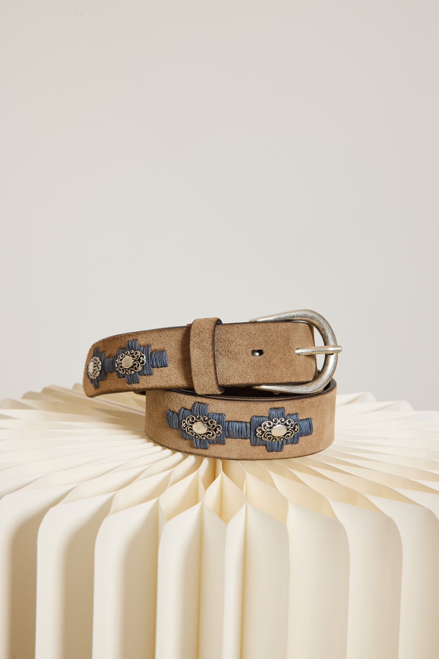 CEINTURE PIXELS BEIGE