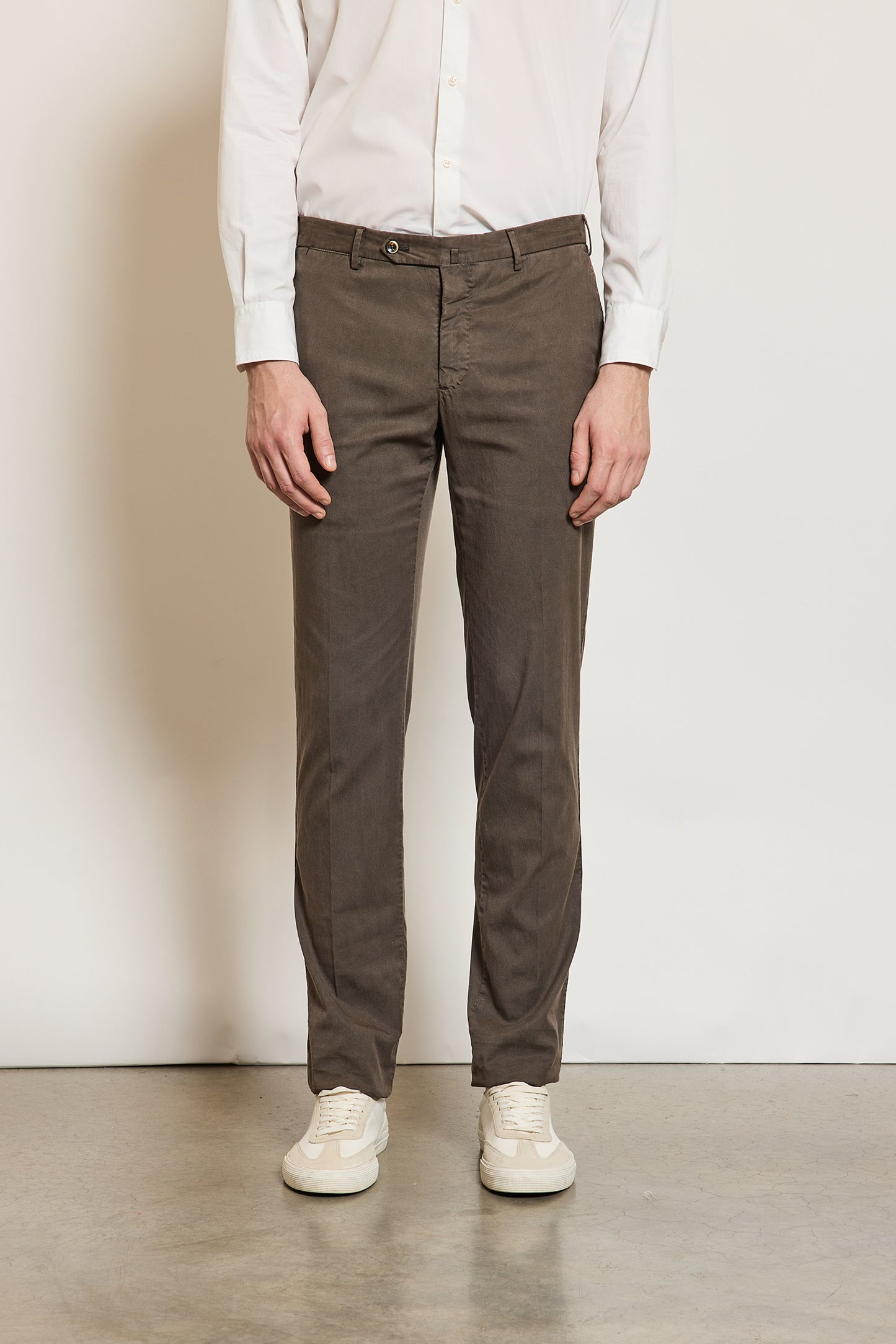 PANTALON SLIM FIT CHOCOLAT