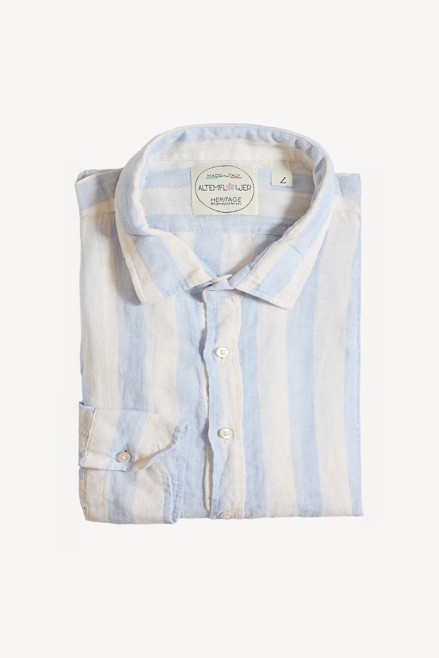LINEN SHIRT SKY