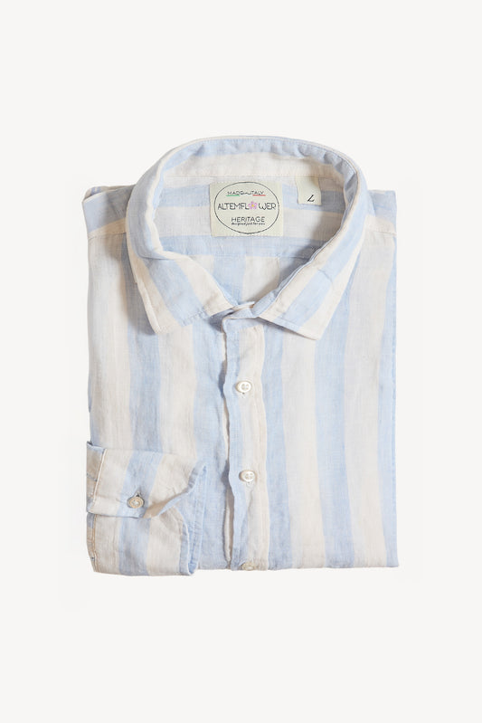 CHEMISE EN LIN CIEL