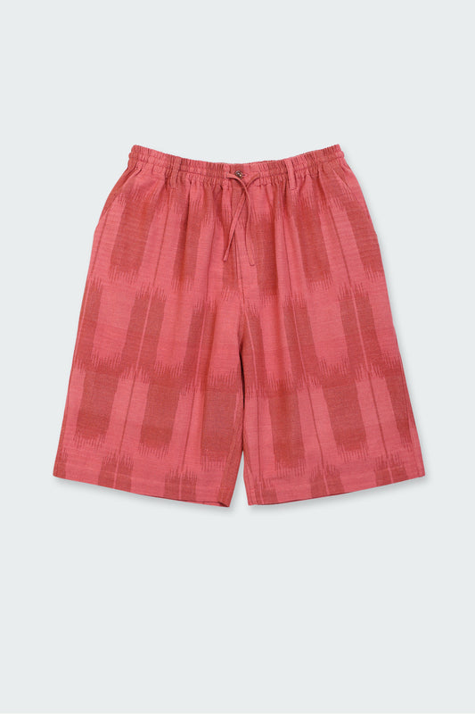 BERMUDA IKAT FRAMBOISE