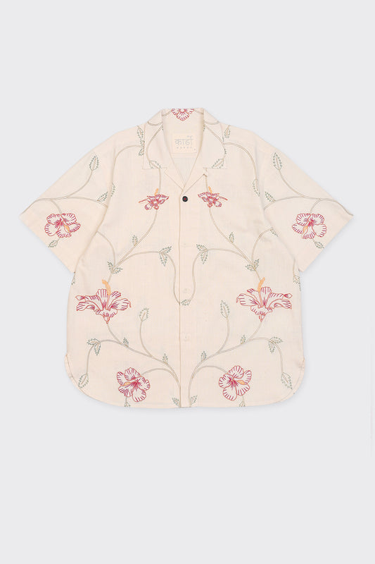 CHEMISE BRODÉE OFF WHITE