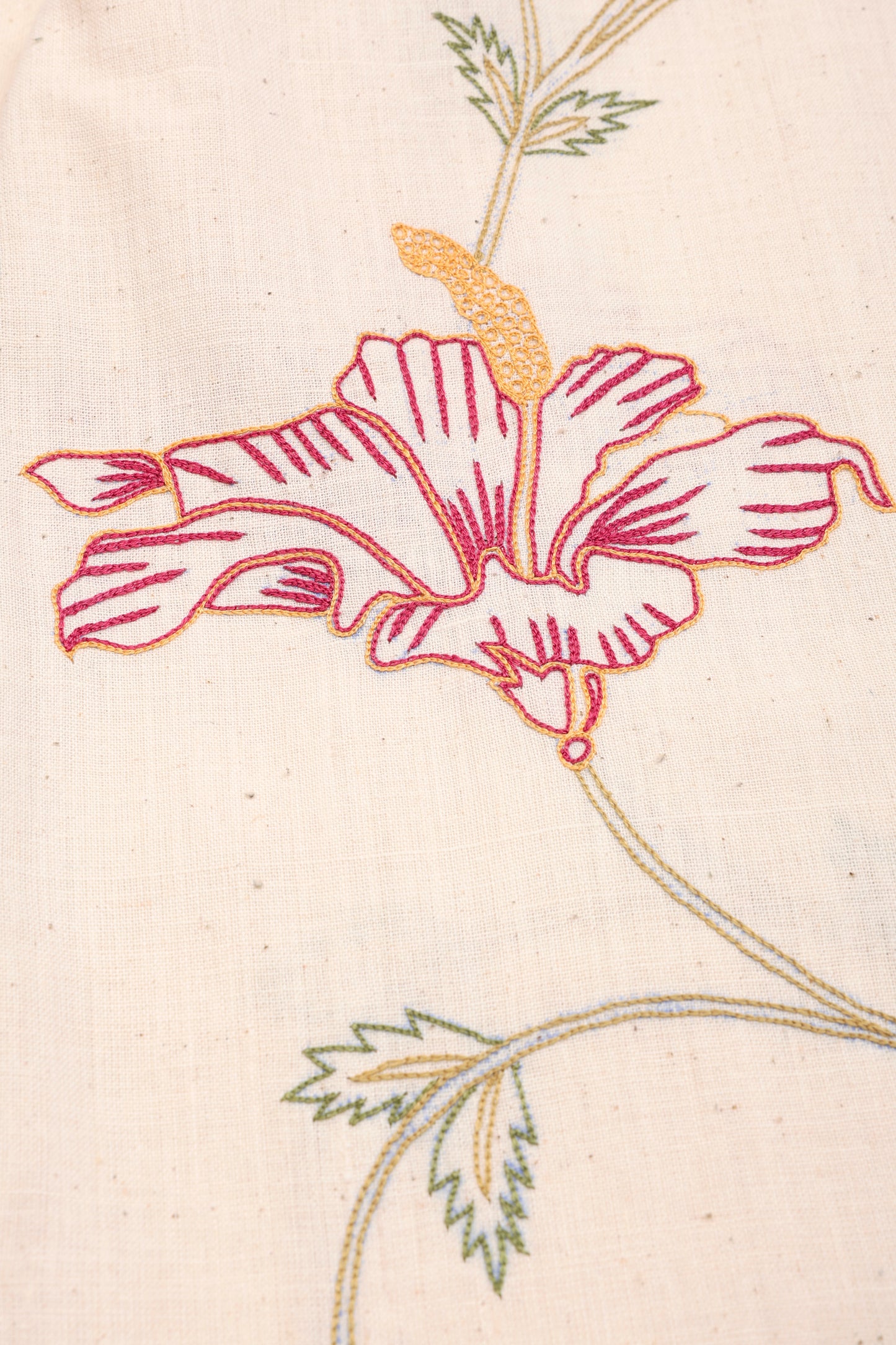 EMBROIDERED SHIRT OFF WHITE