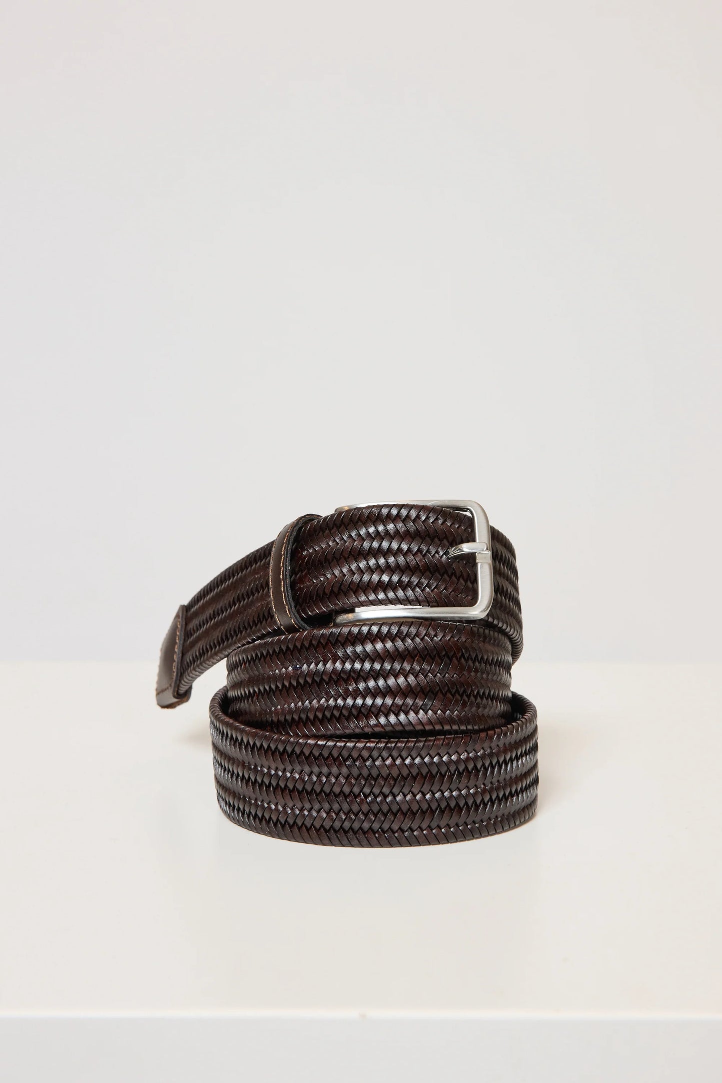 BRAIDED LEATHER BELT