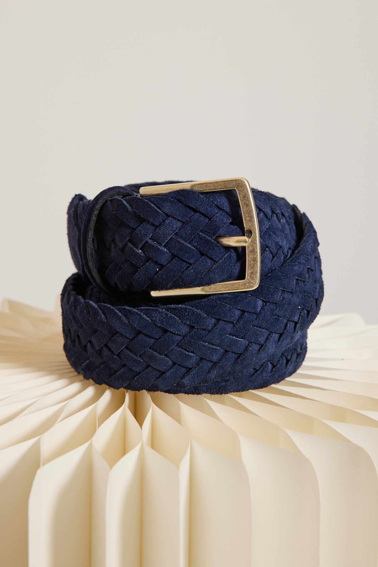 CEINTURE EN DAIM INDIGO