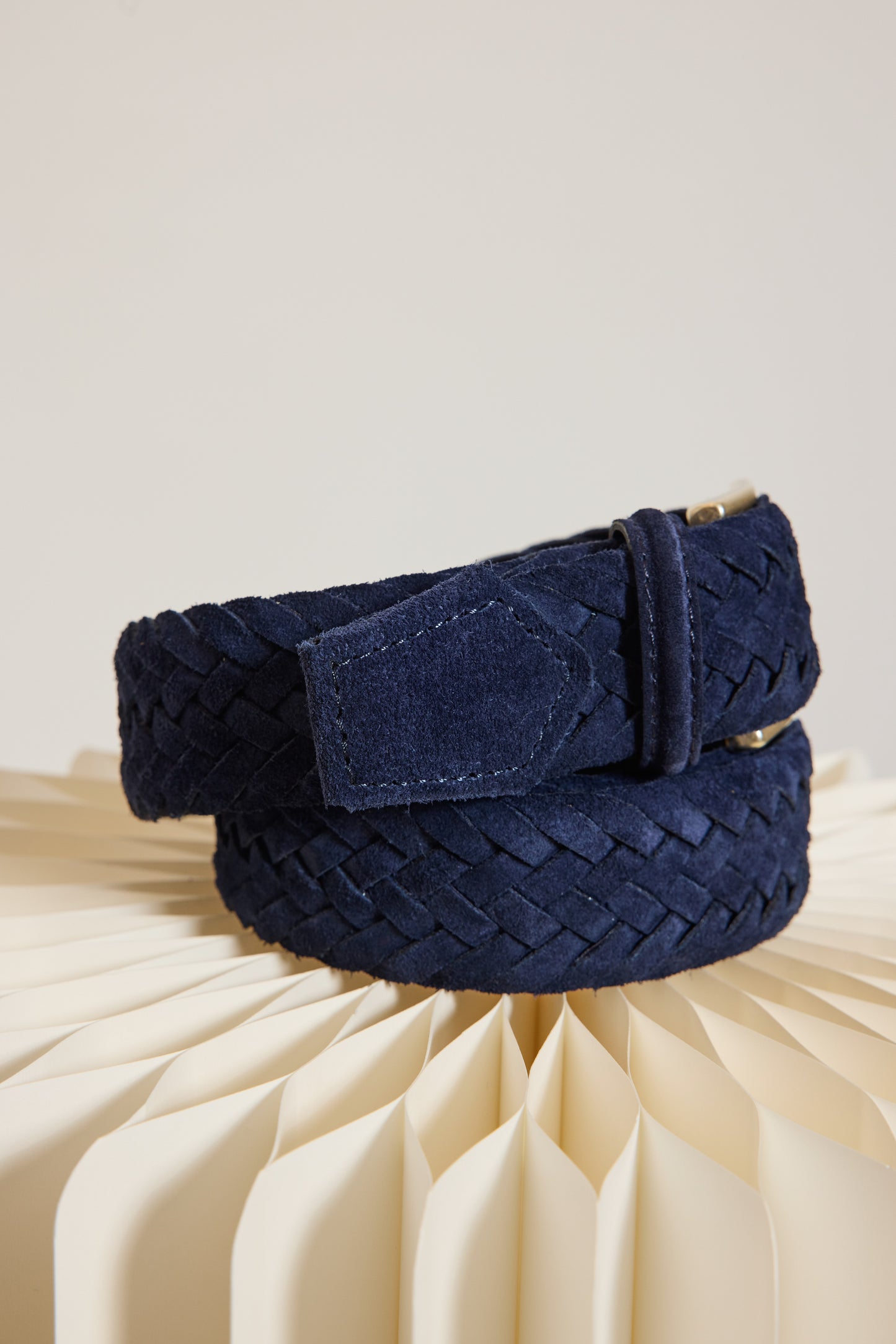CEINTURE EN DAIM INDIGO