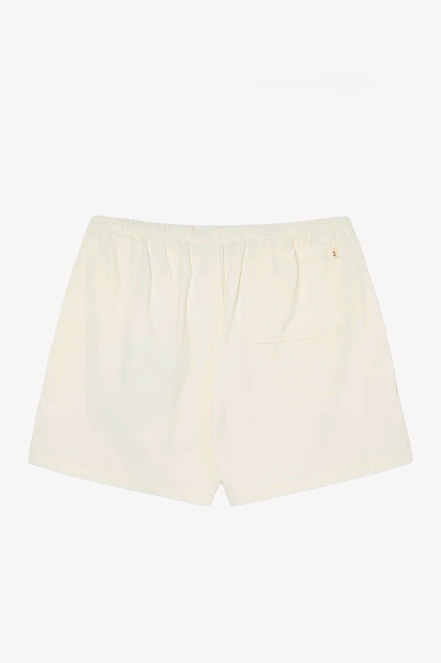 BERMUDA EN VELOURS ECRU