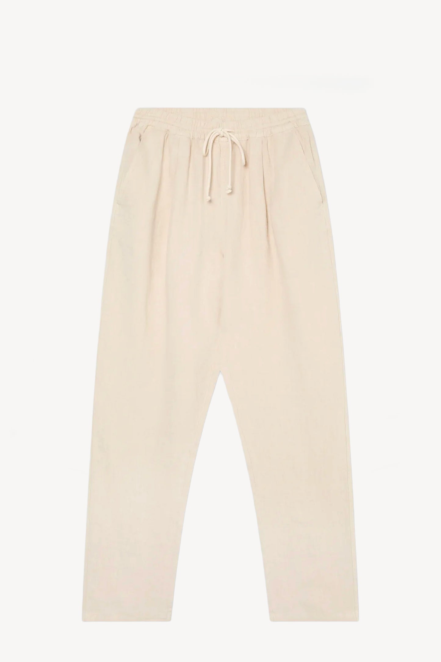 PANTALON EN LIN SABLE