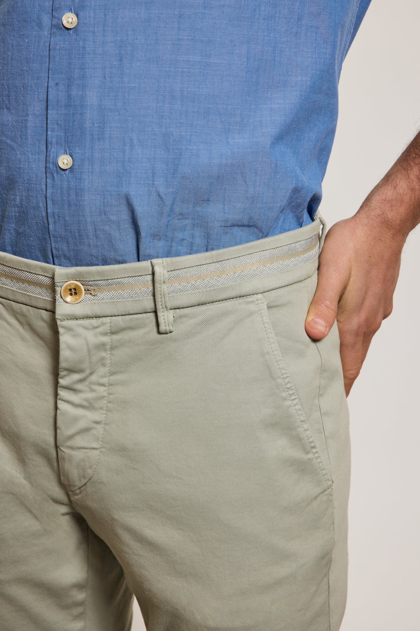 PANTALON GANSÉ MASTIC