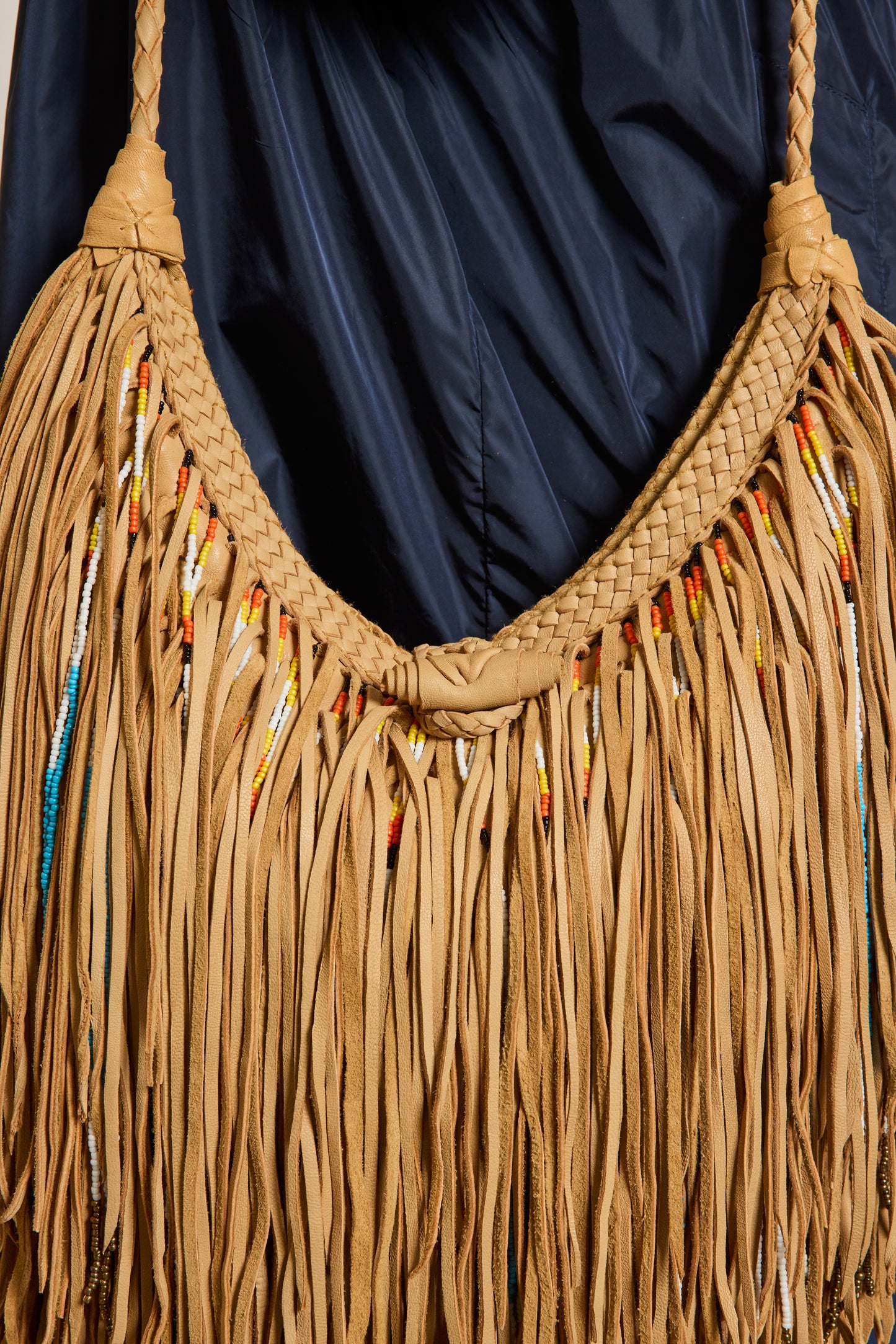 SAC À FRANGES NATUREL