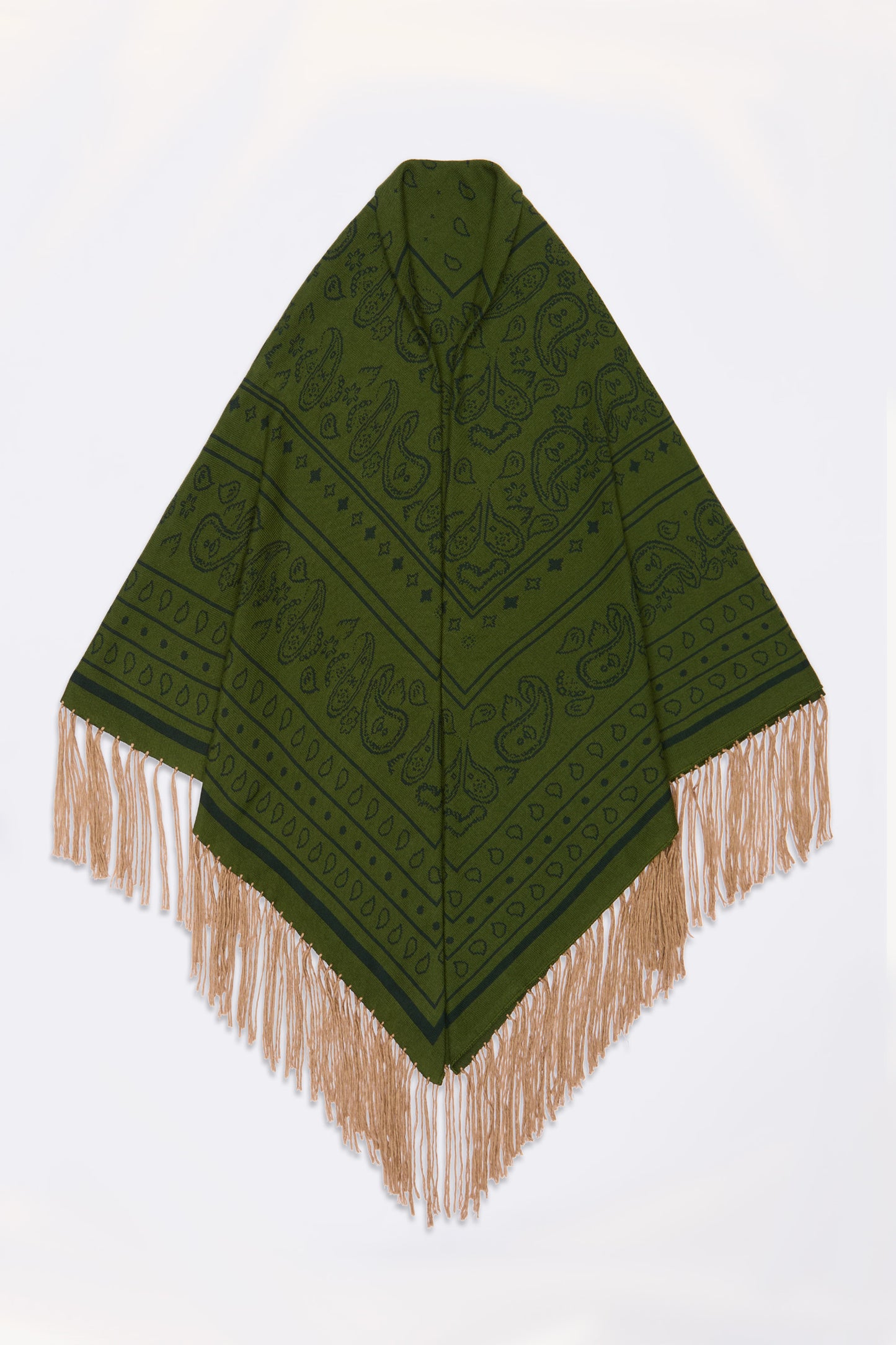 BANDANA SHAWL GREEN