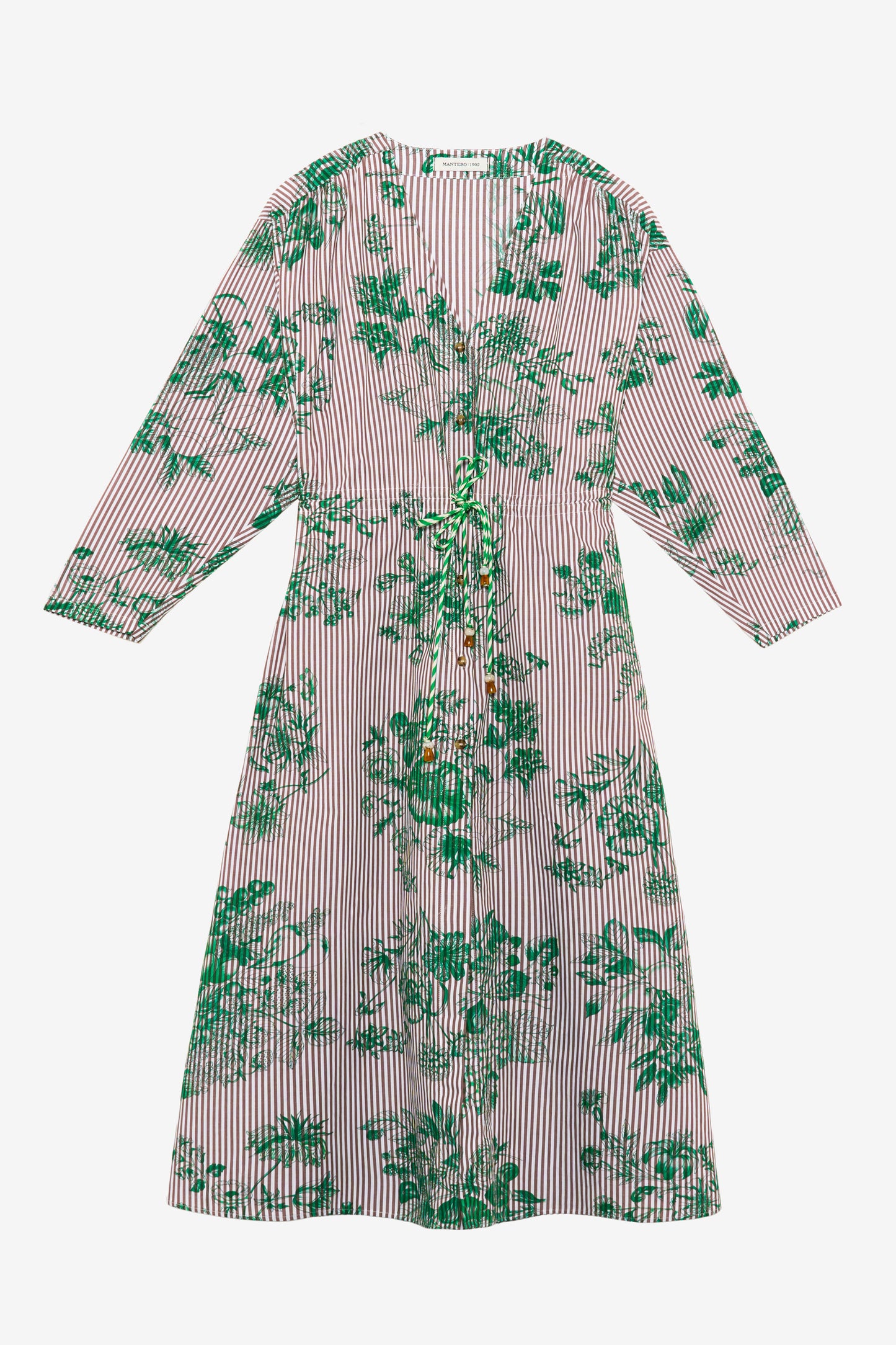 POPLIN DRESS GREEN