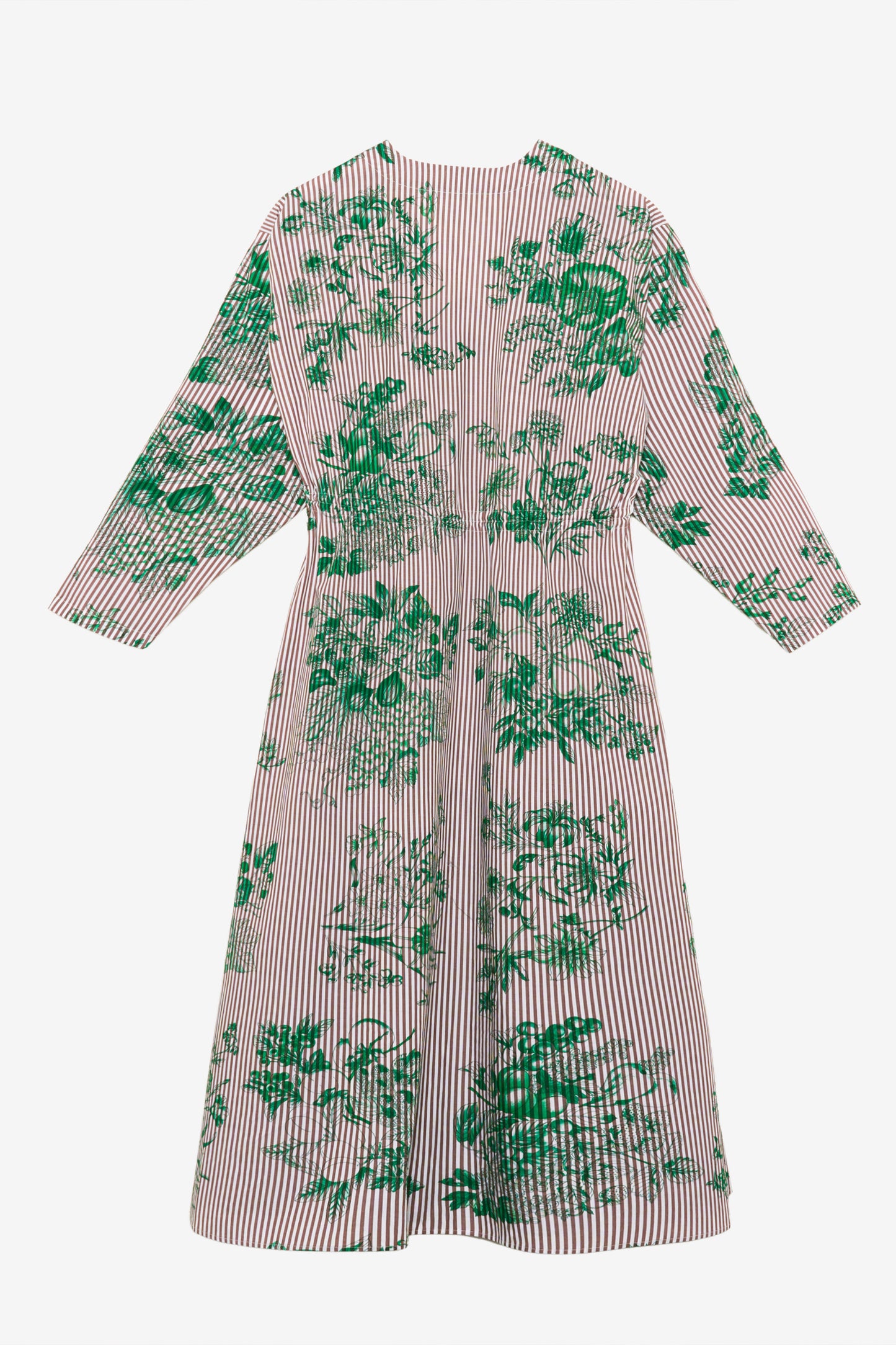 POPLIN DRESS GREEN